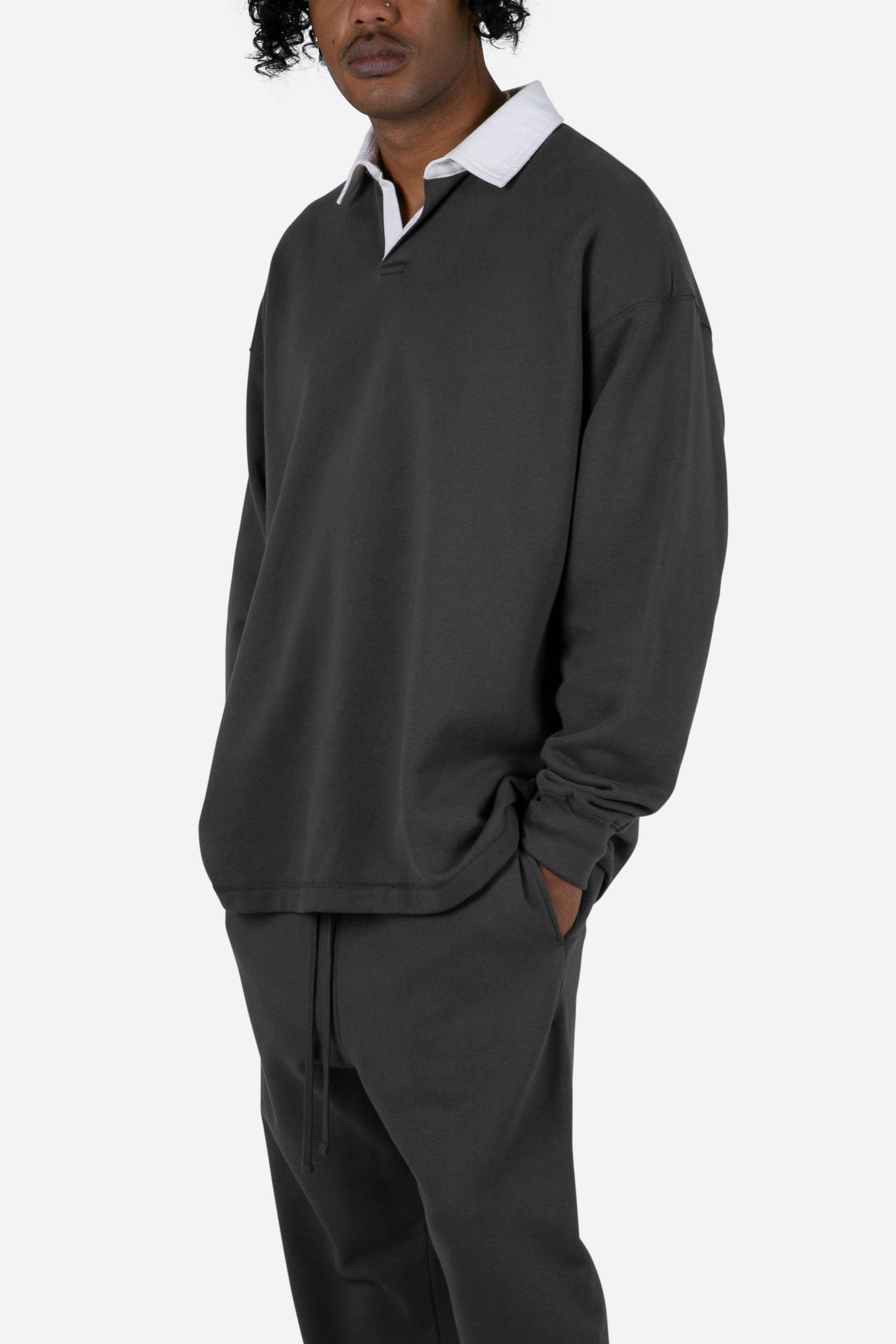 Every Day Rugby L/S Shirt - Charcoal Grey sold by MNML product image thumbnail 2