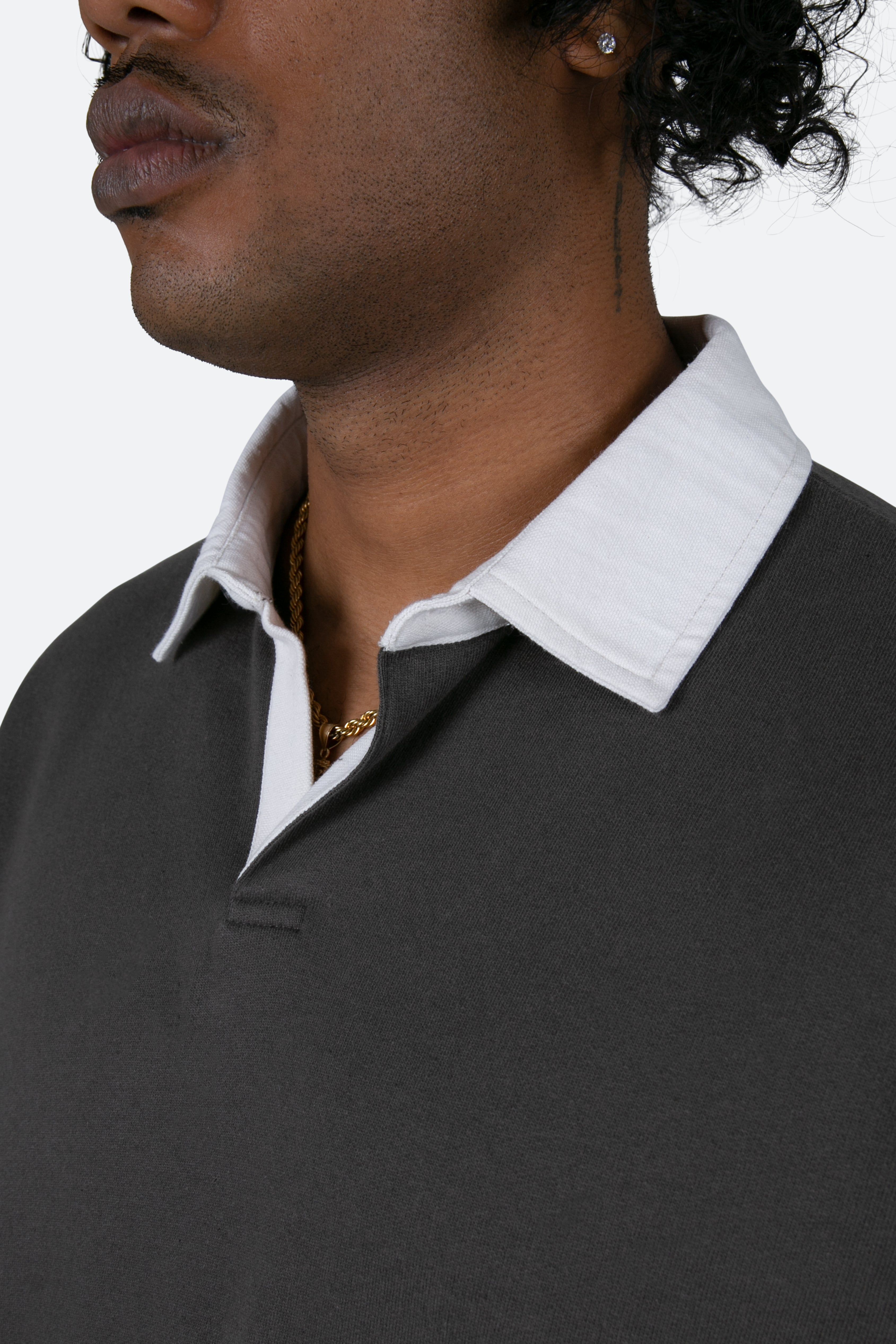 Every Day Rugby L/S Shirt - Charcoal Grey sold by MNML product image thumbnail 7