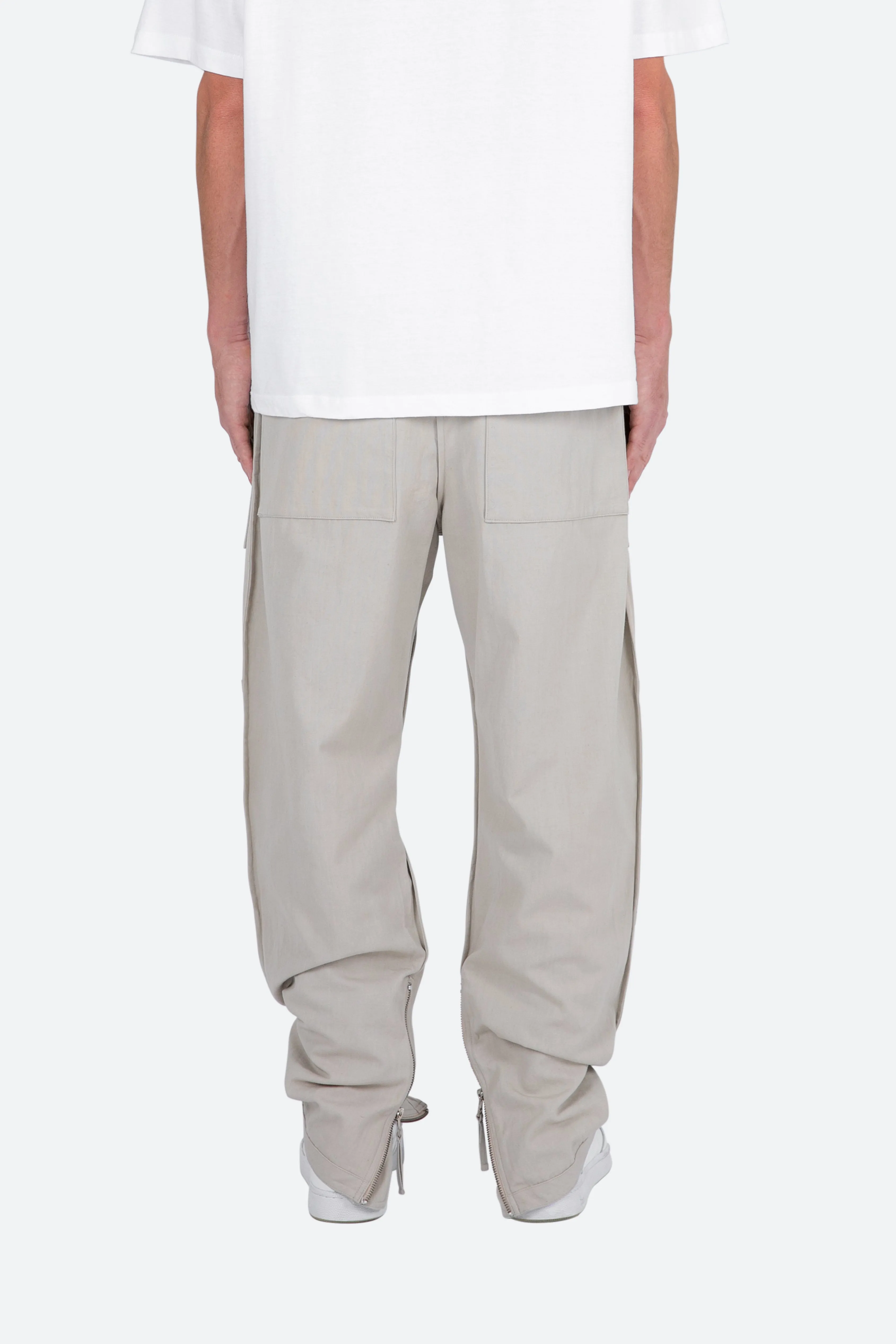 Multi Zip Cargo Pants - Stone sold by MNML product image thumbnail 5