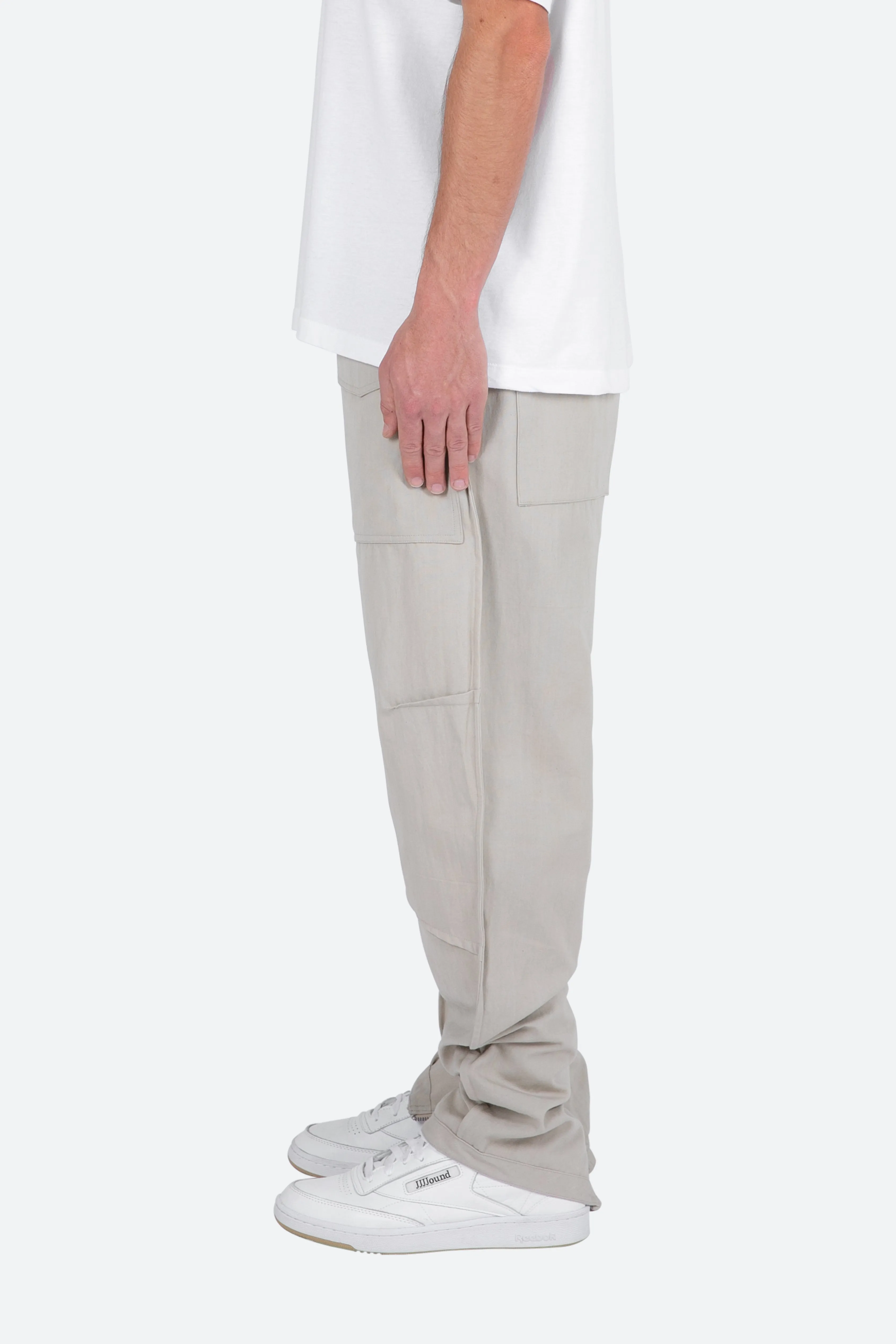 Multi Zip Cargo Pants - Stone sold by MNML product image thumbnail 4