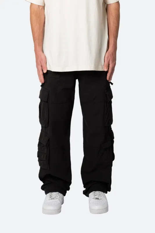 Military Cargo Pants - Black sold by MNML