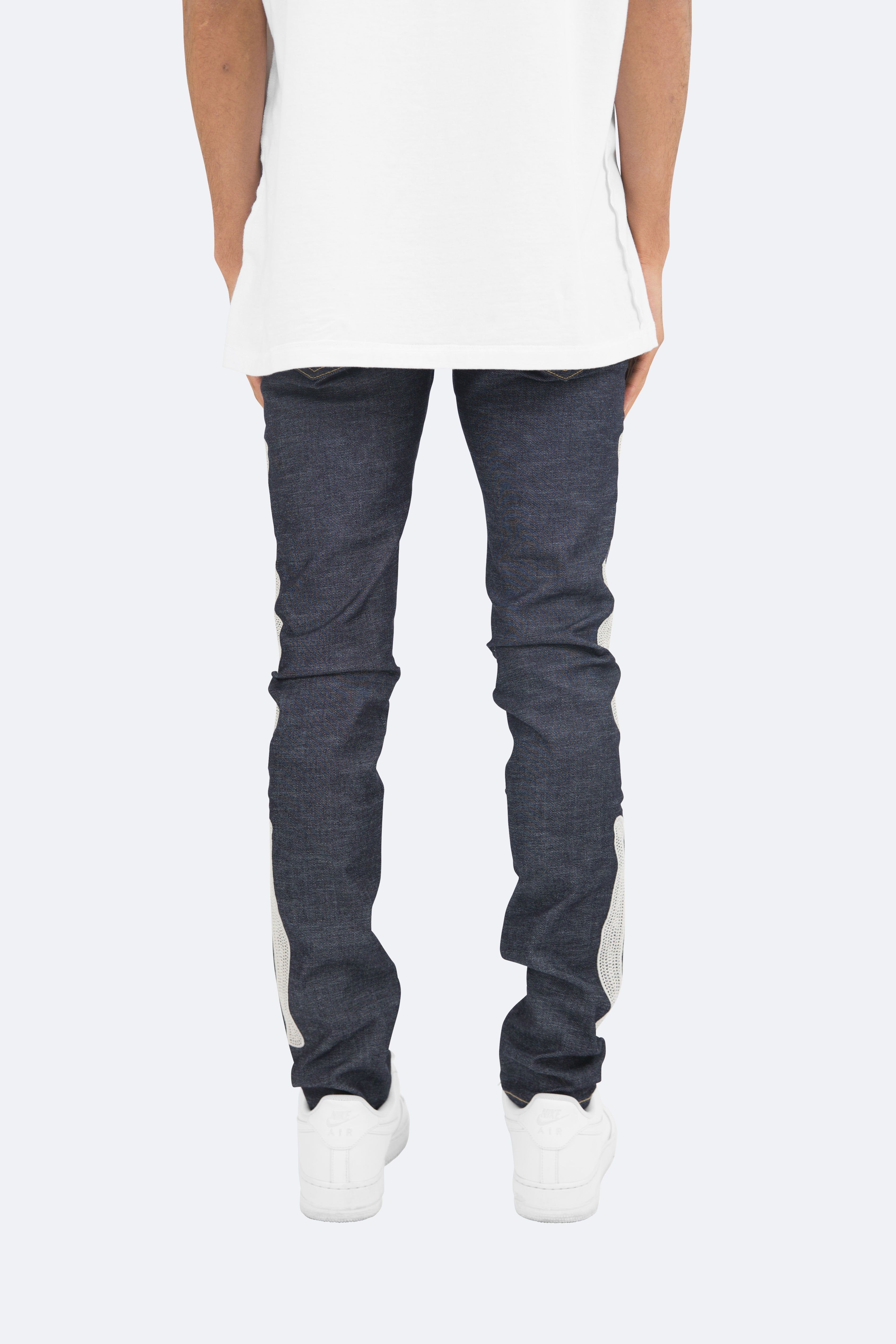 X199 Skeleton Skinny Denim - Raw Blue sold by MNML product image thumbnail 7