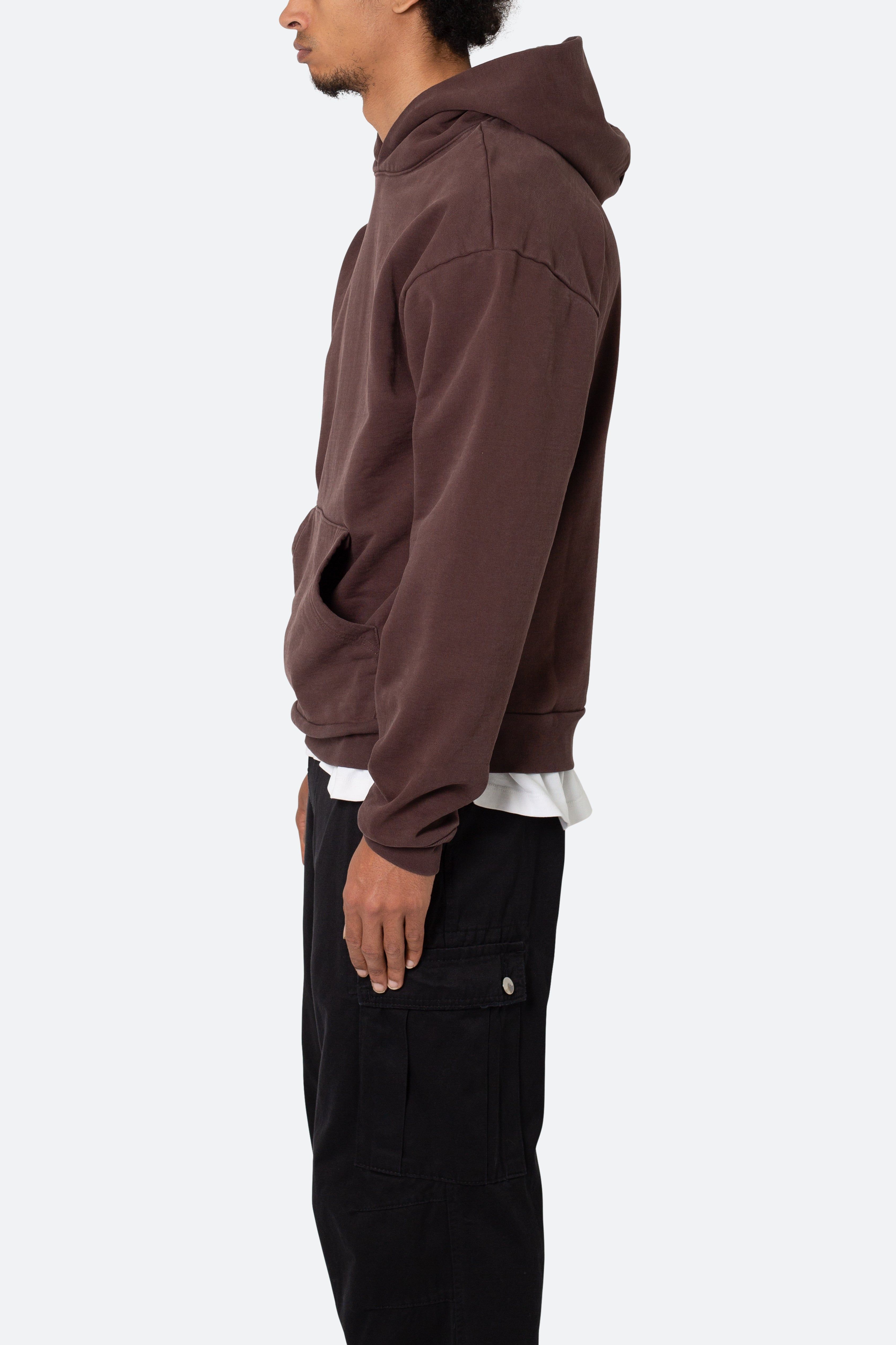 Heavyweight Hoodie - Chocolate sold by MNML product image thumbnail 4