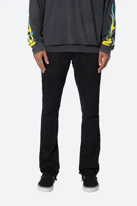 M524 Slim Stacked Denim - Black sold by MNML