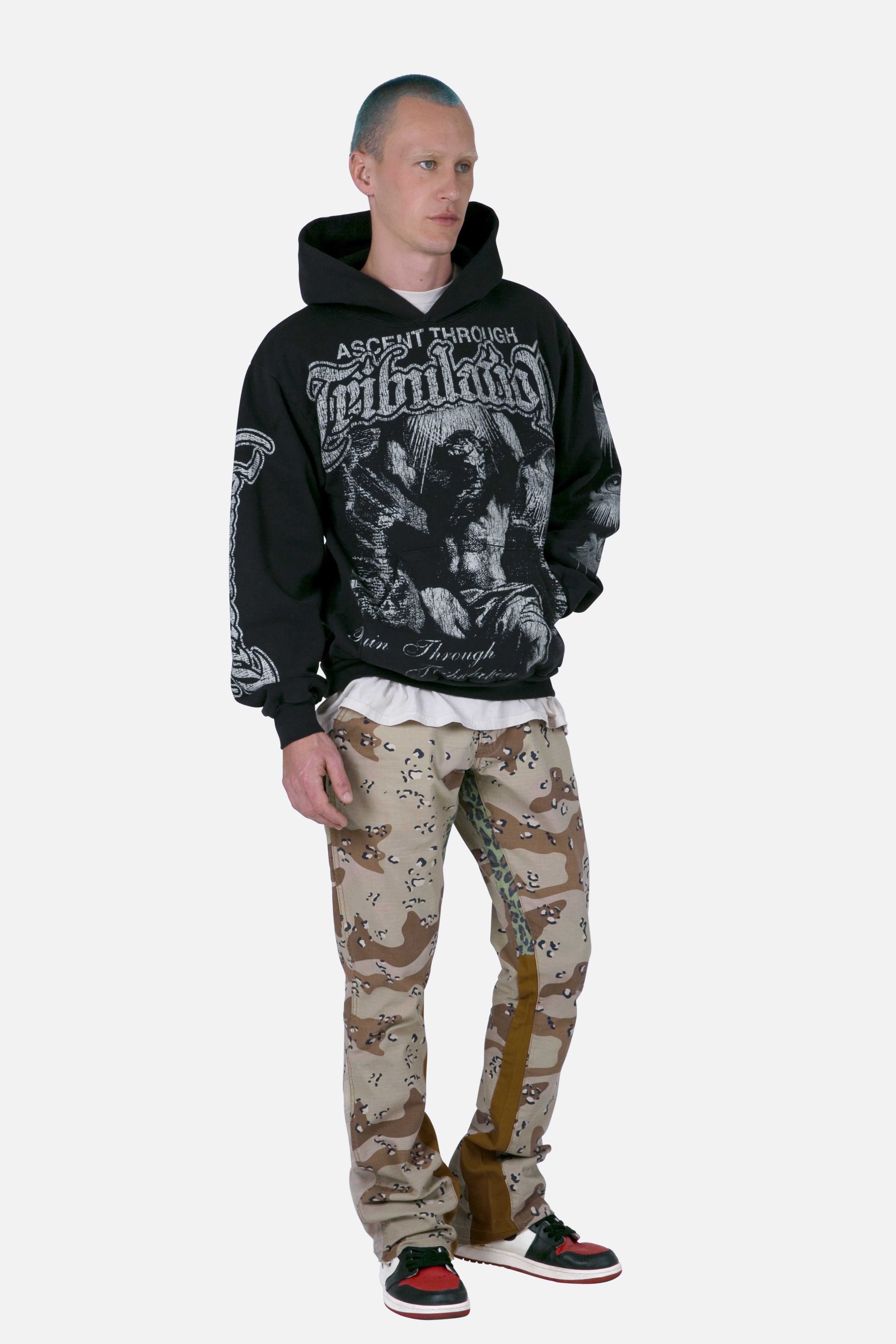 Tribulation Hoodie - Off Black sold by MNML product image thumbnail 4