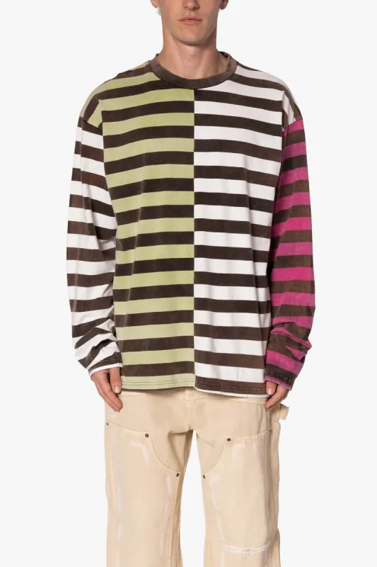Multi Striped L/S Shirt - Multi sold by MNML