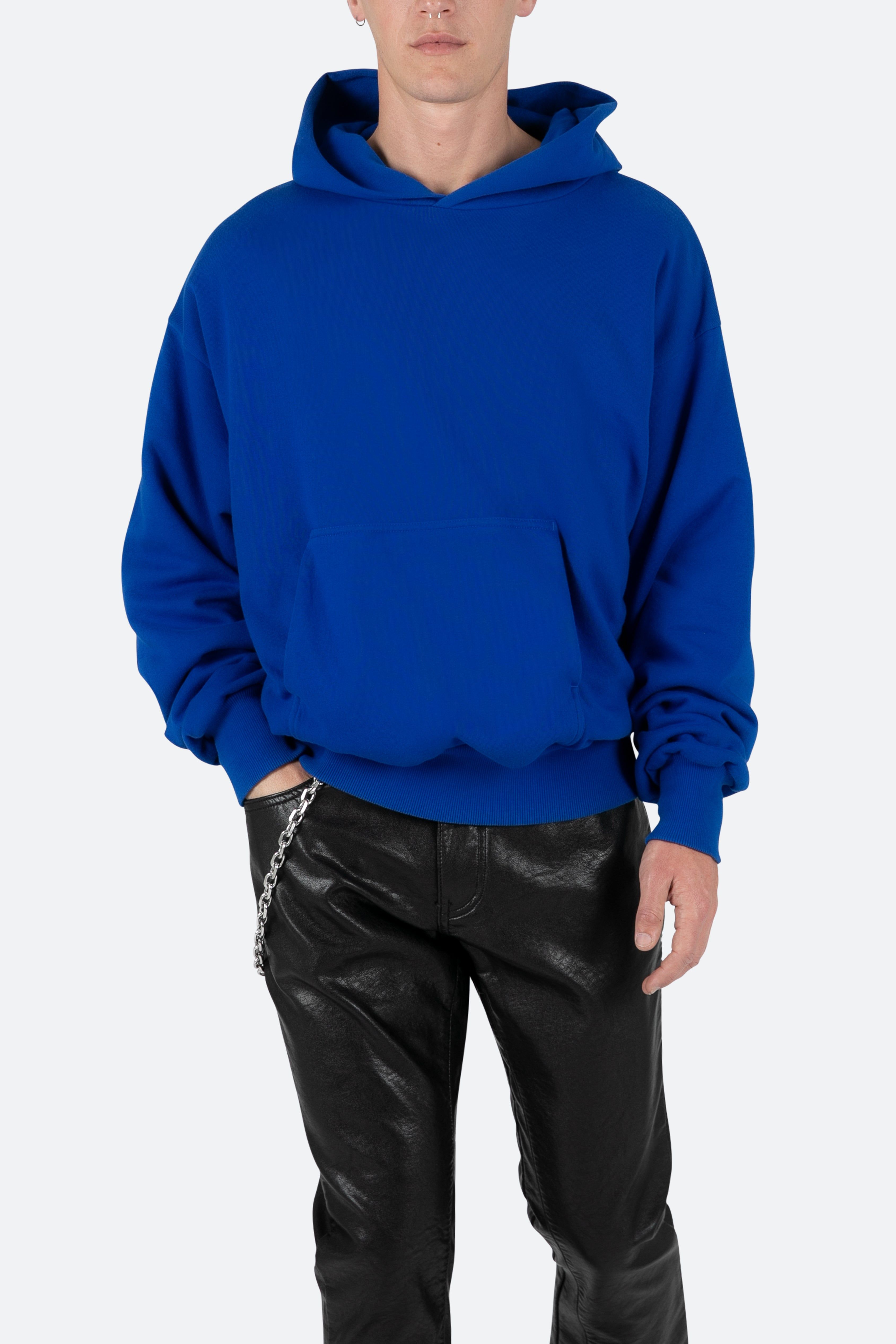 Double Layer Hoodie - Blue sold by MNML product image thumbnail 3