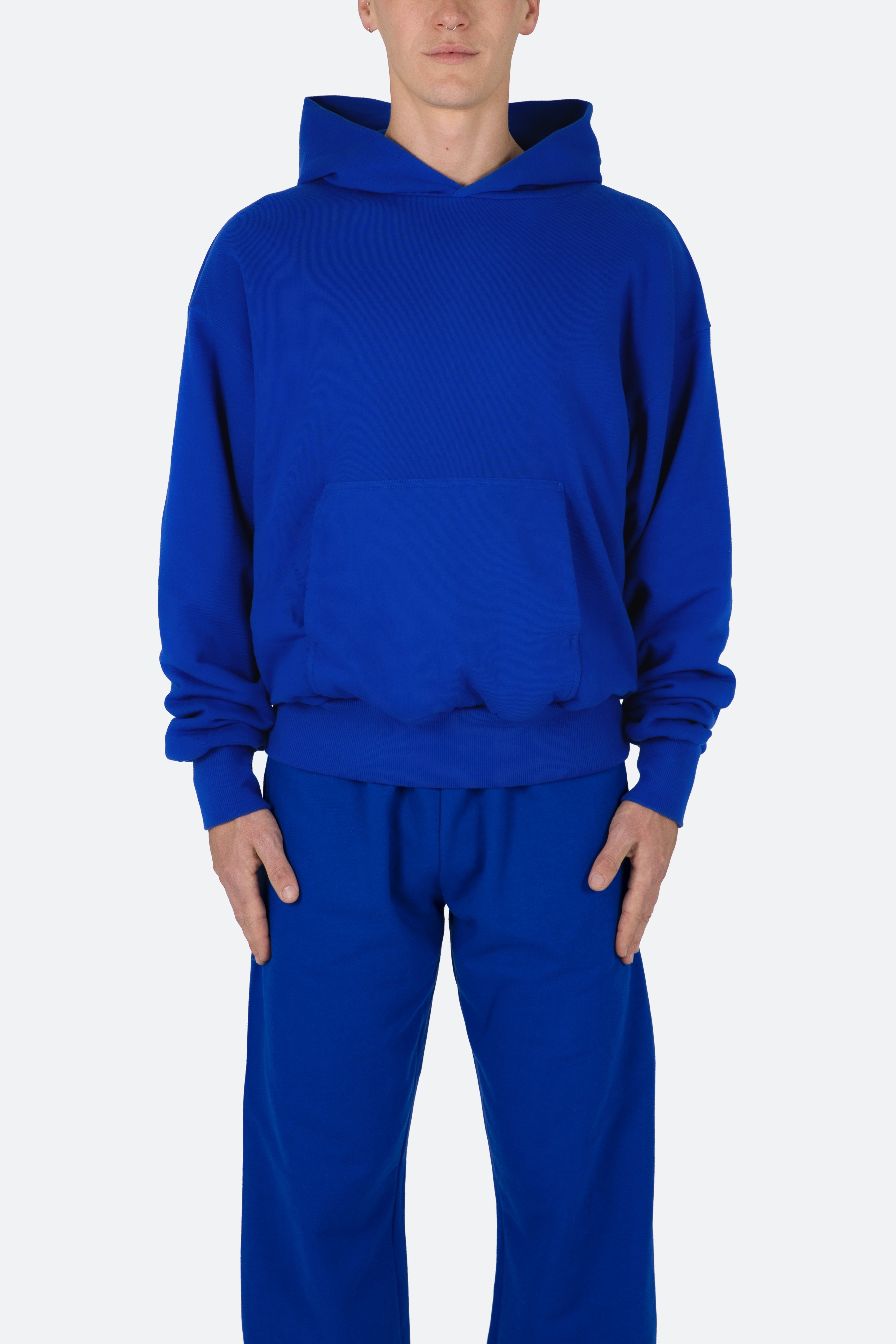 Double Layer Hoodie - Blue sold by MNML product image thumbnail 4