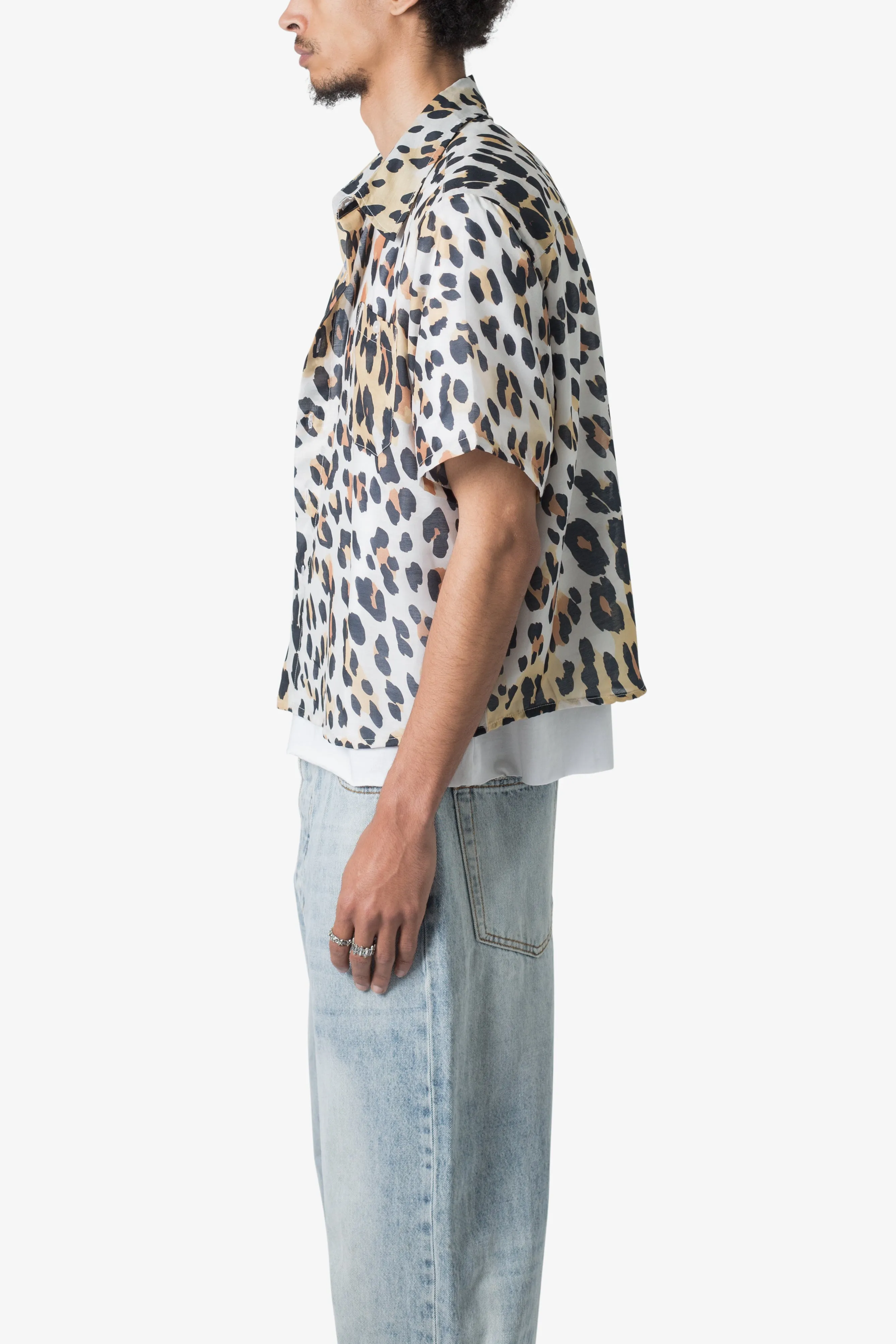 Leopard S/S Shirt - Multi sold by MNML product image thumbnail 5