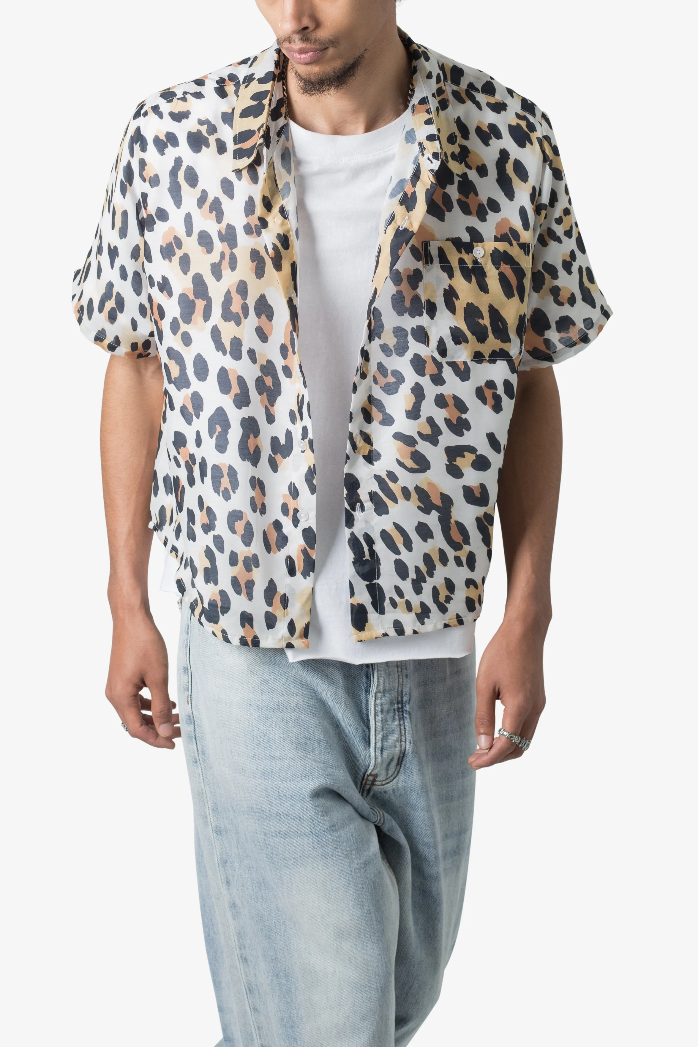 Leopard S/S Shirt - Multi sold by MNML product image thumbnail 3