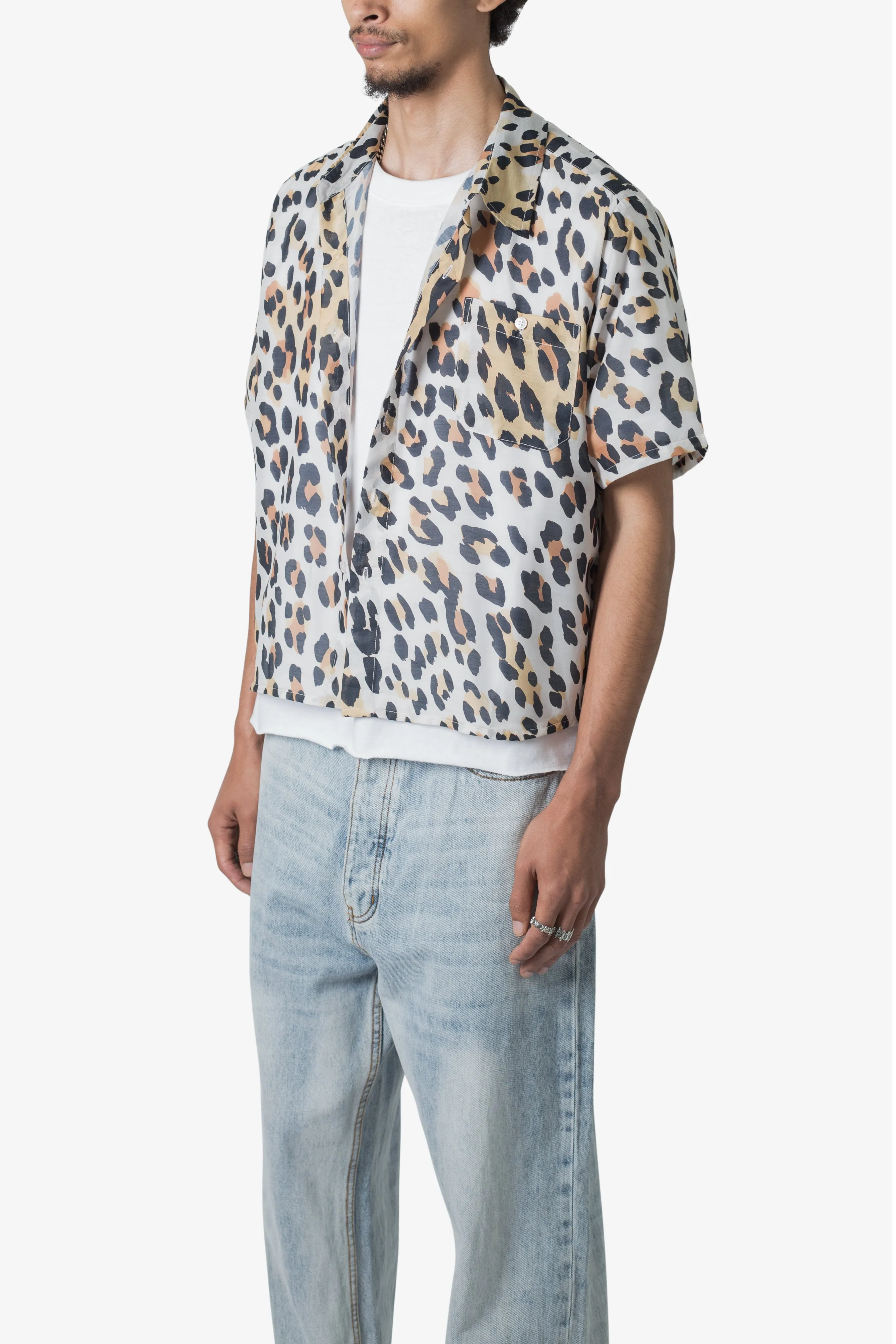 Leopard S/S Shirt - Multi sold by MNML product image thumbnail 4
