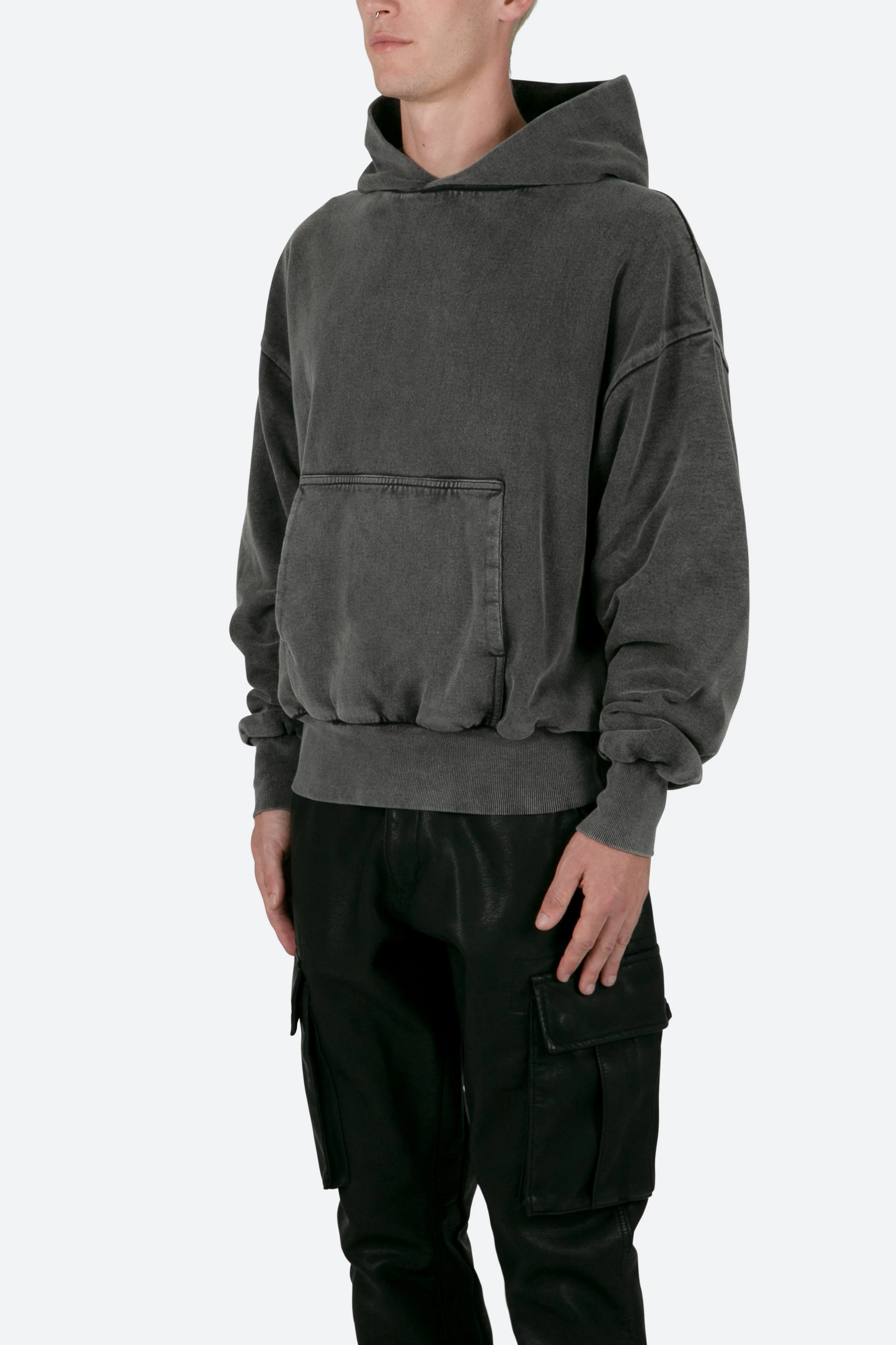 Double Layer Hoodie - Vintage Black sold by MNML product image thumbnail 3