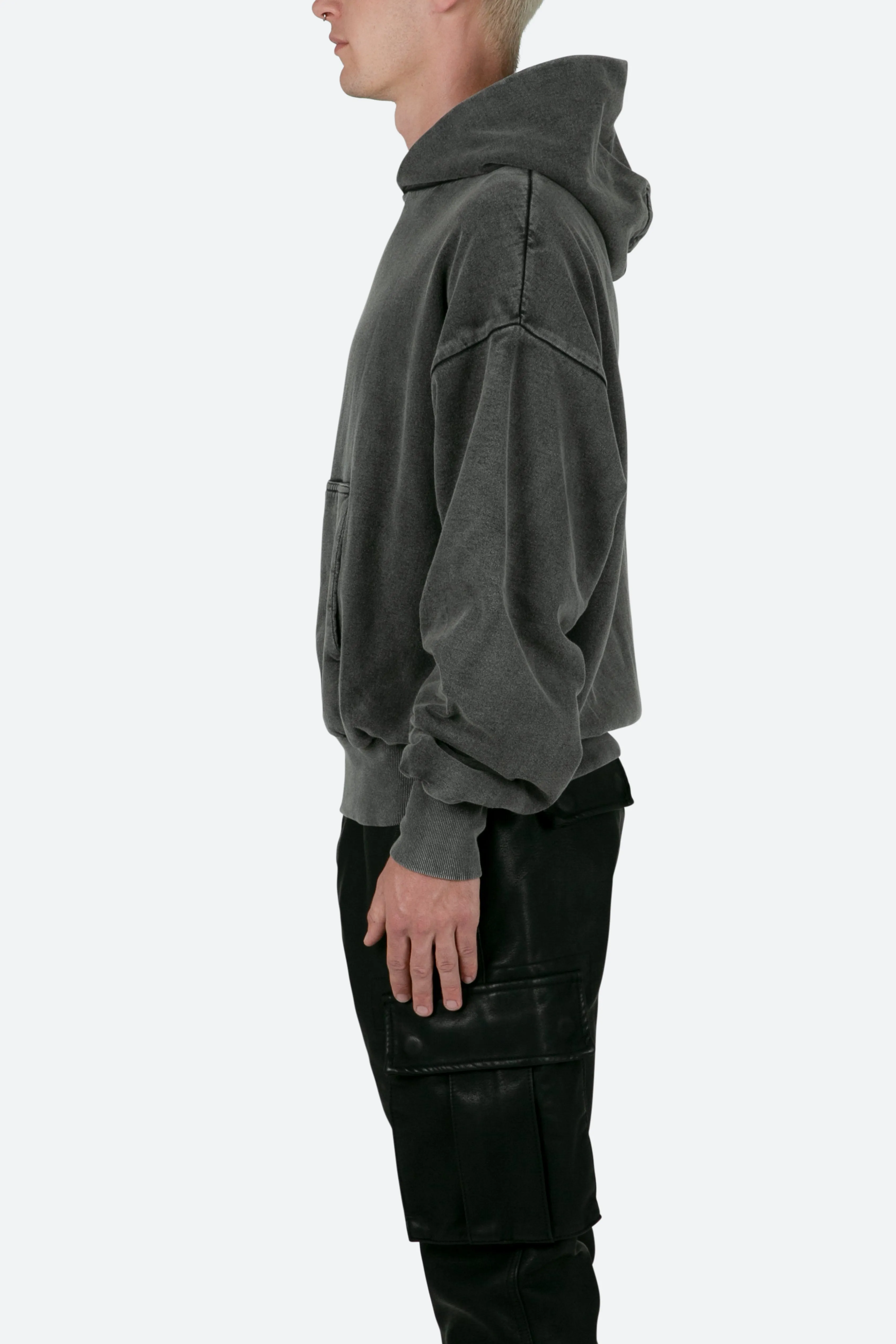 Double Layer Hoodie - Vintage Black sold by MNML product image thumbnail 4