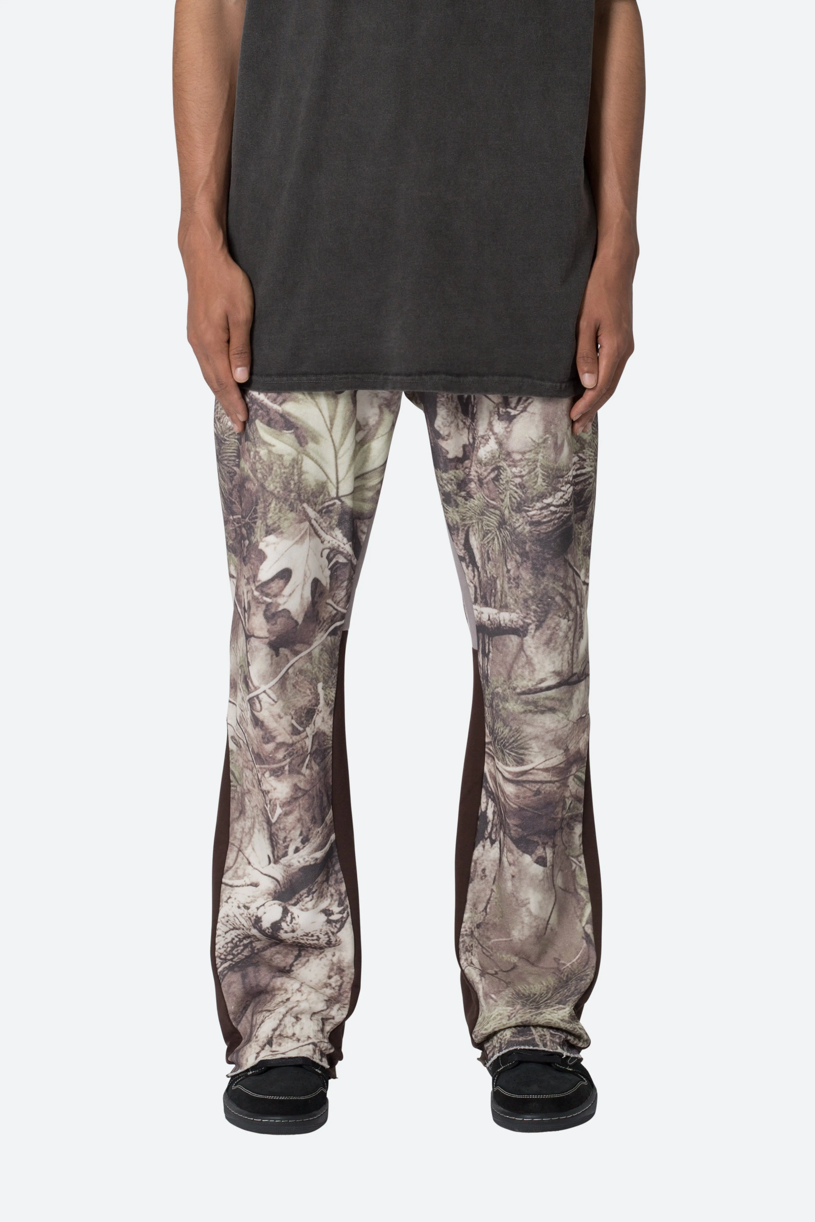 Contrast Bootcut Sweatpants - Hunter Camo sold by MNML product image thumbnail 3