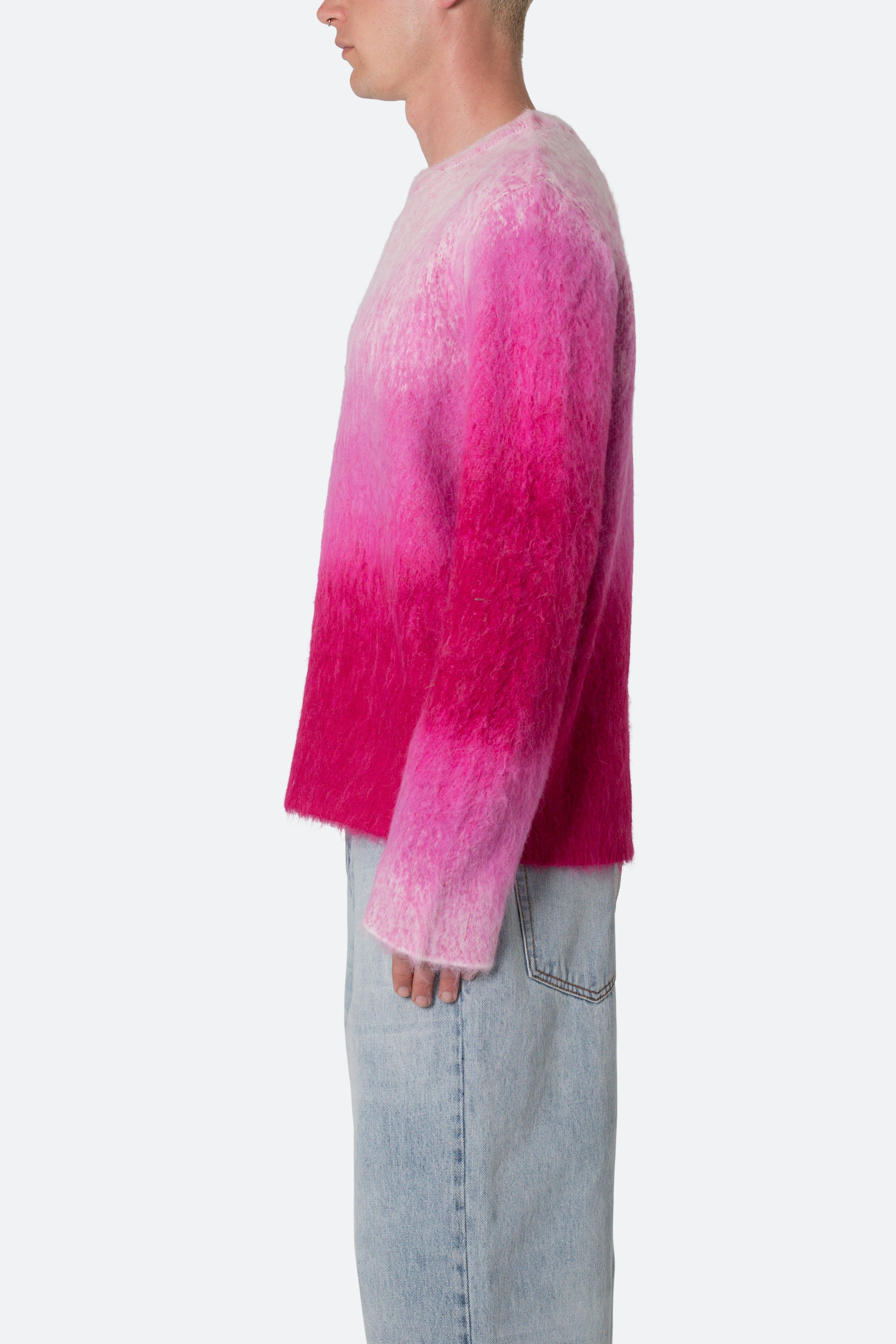 Brushed Gradient Sweater - Pink sold by MNML product image thumbnail 5