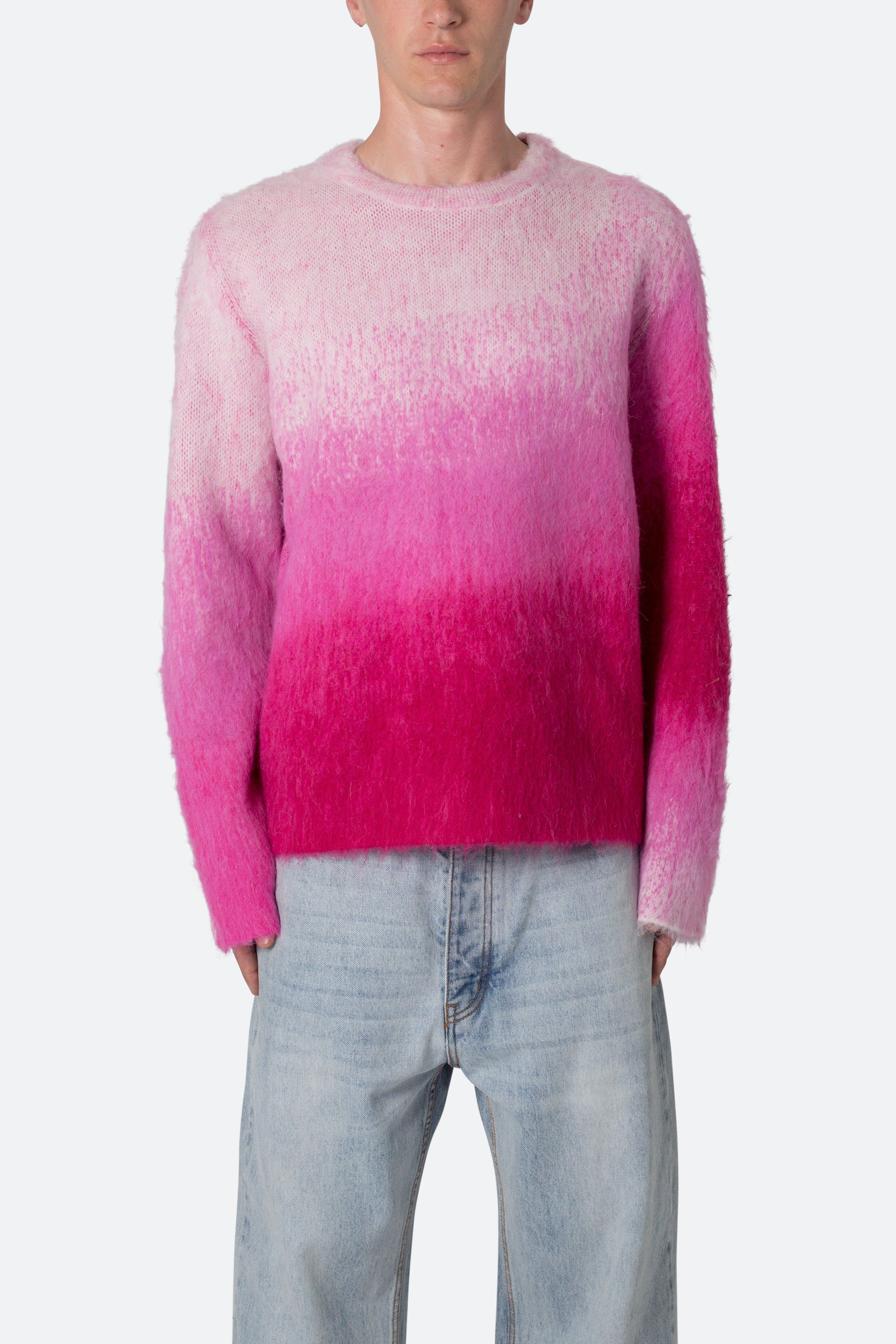 Brushed Gradient Sweater - Pink sold by MNML