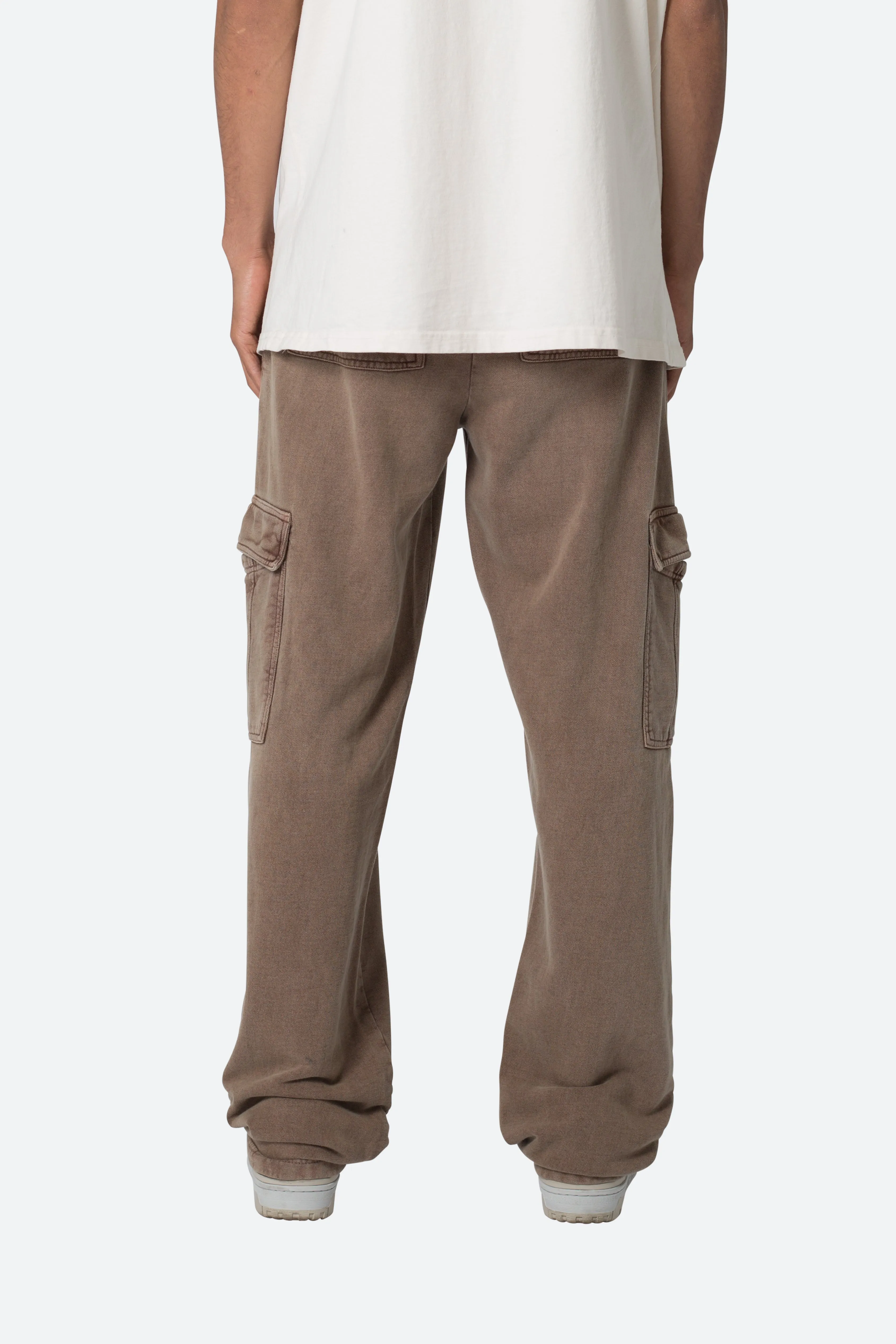 Washed Cargo Sweatpants - Brown sold by MNML product image thumbnail 5