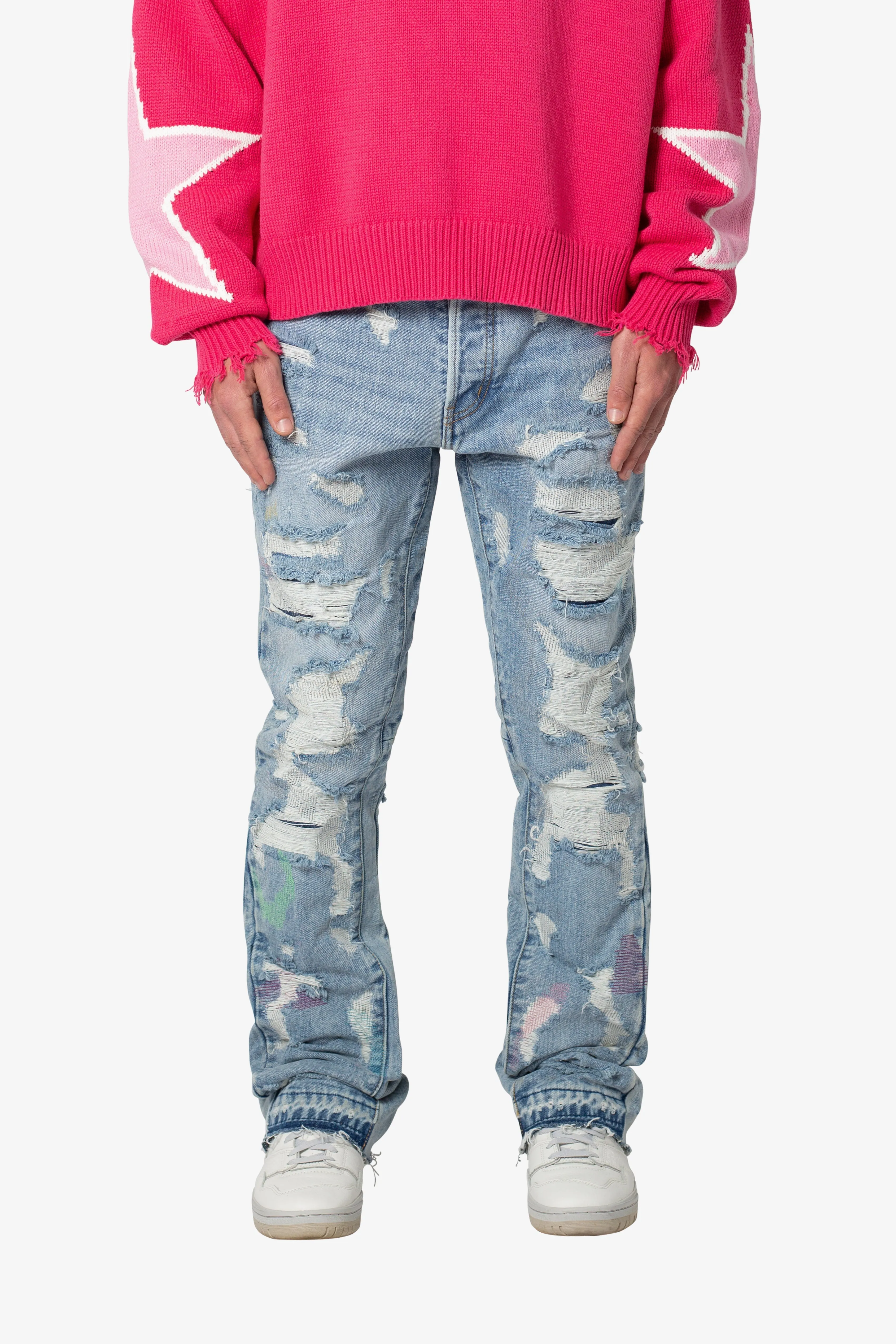 B570 Flare Denim - Blue sold by MNML