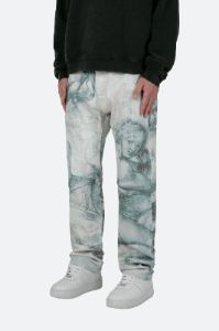 V351 Art Baggy Denim - Black/White sold by MNML