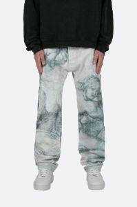 V351 Art Baggy Denim - Black/White sold by MNML