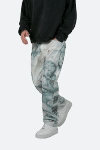 V351 Art Baggy Denim - Black/White sold by MNML