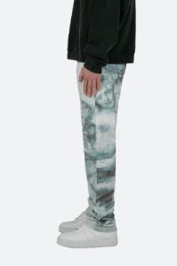 V351 Art Baggy Denim - Black/White sold by MNML