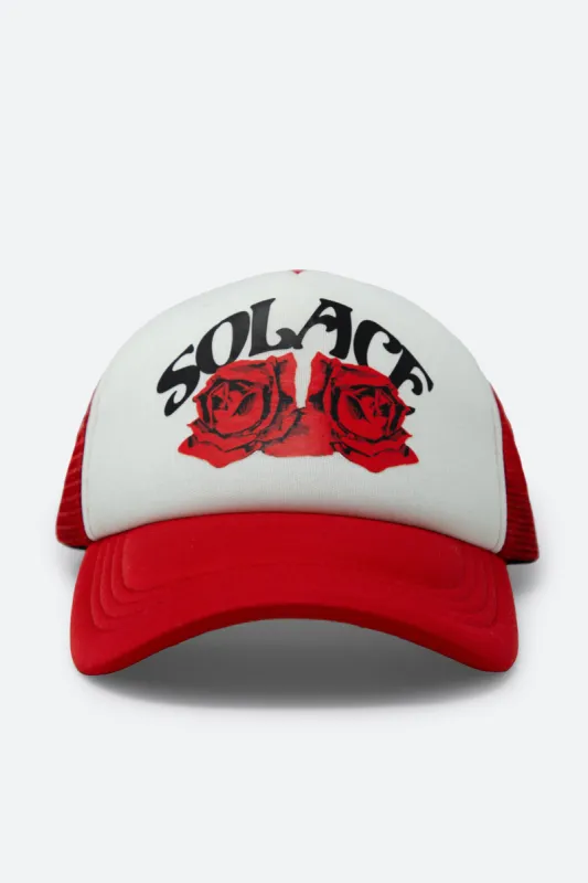 Solace Trucker Cap - Red/White sold by MNML
