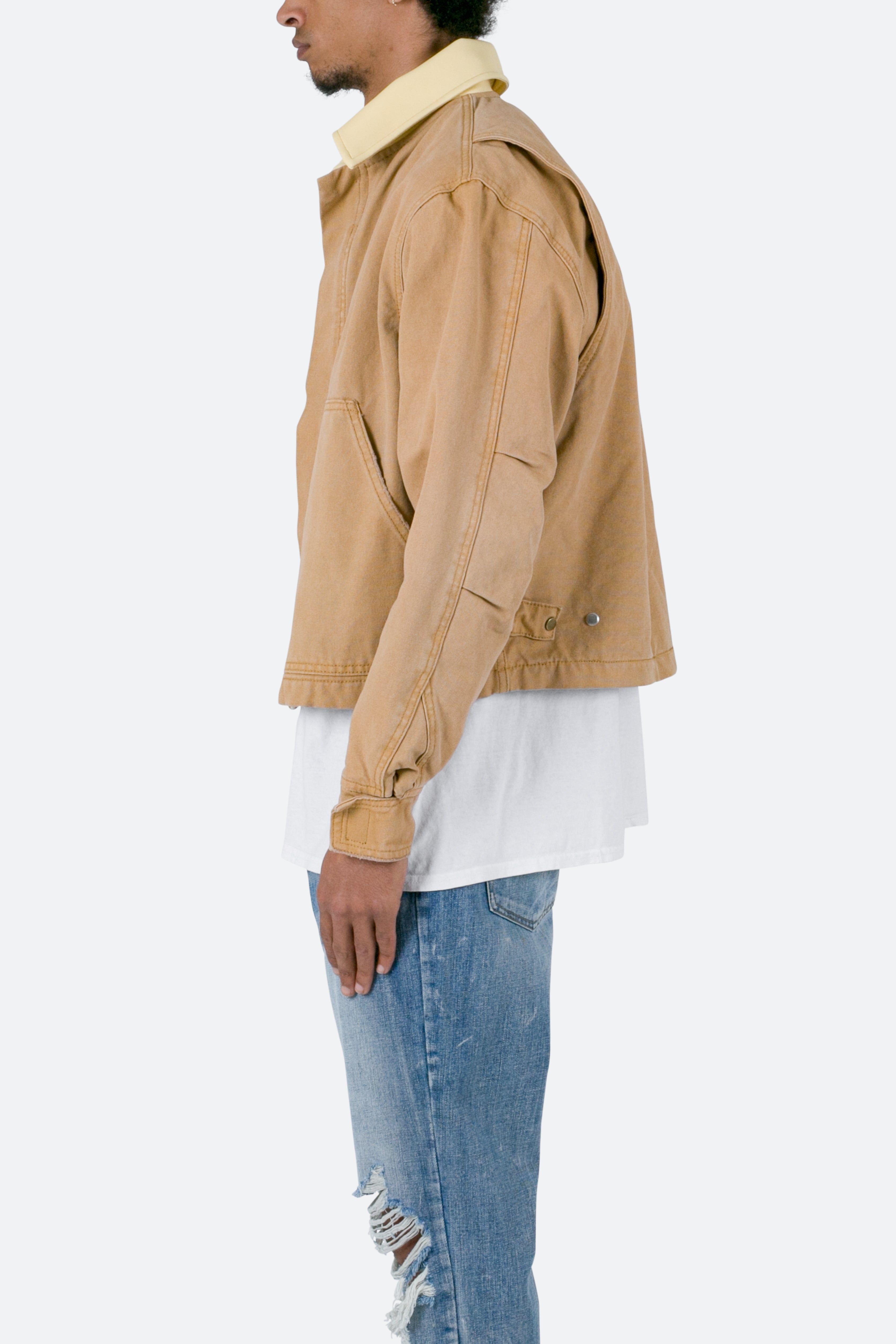 Vintage Work Jacket - Khaki sold by MNML product image thumbnail 4