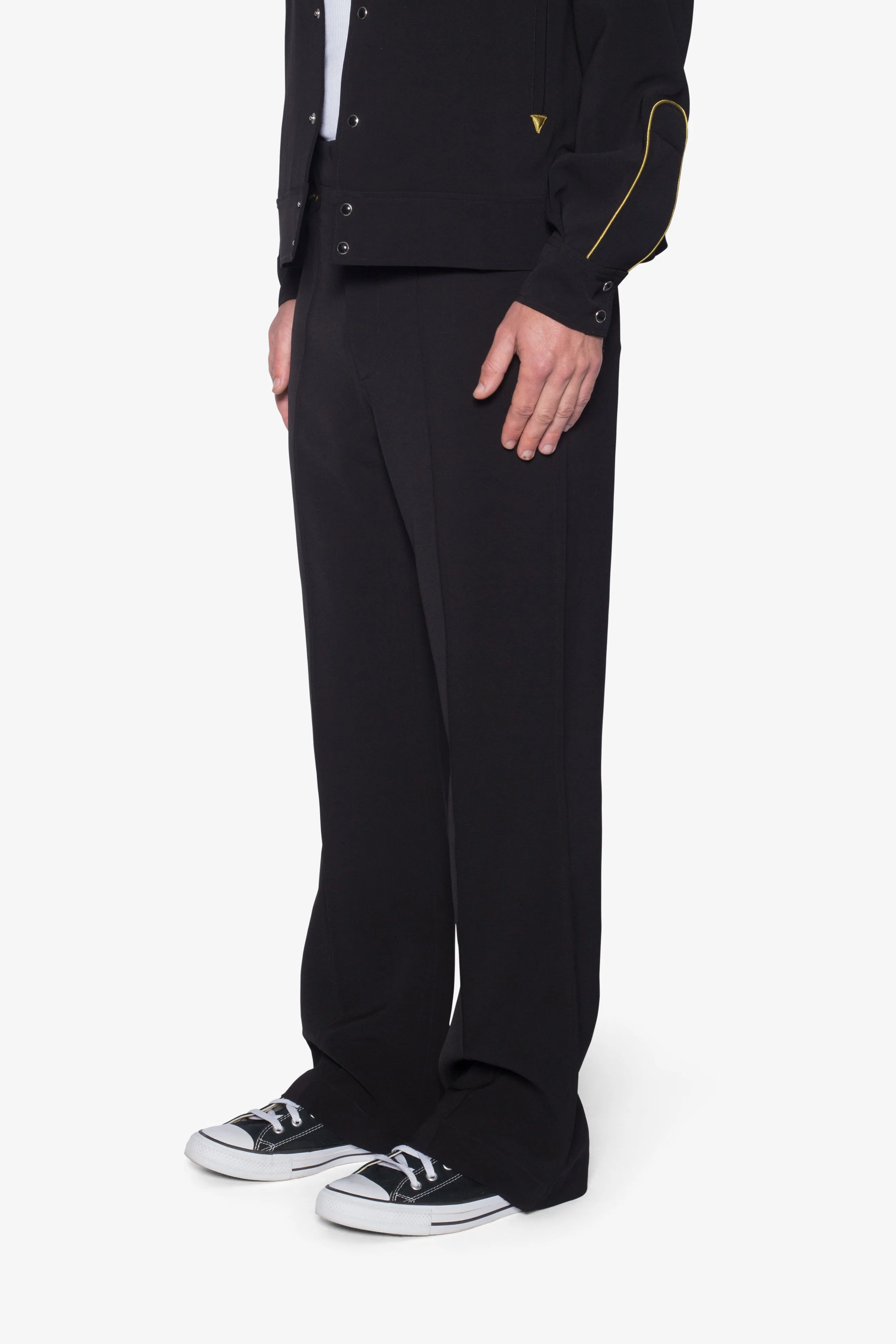 Western Stitch Trouser Pants - Black/Gold sold by MNML product image thumbnail 3