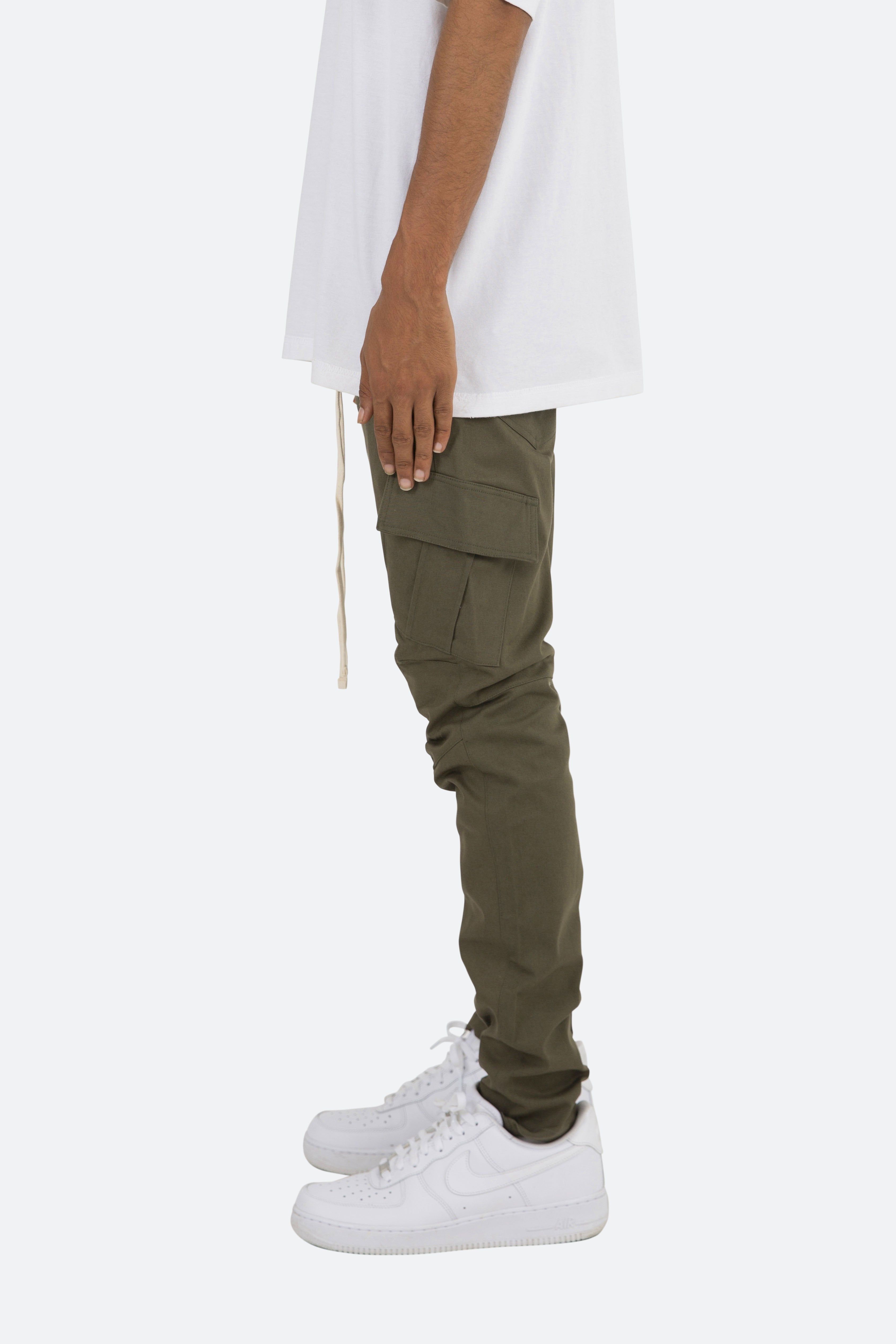 Cargo Drawcord II Pants - Olive sold by MNML product image thumbnail 5