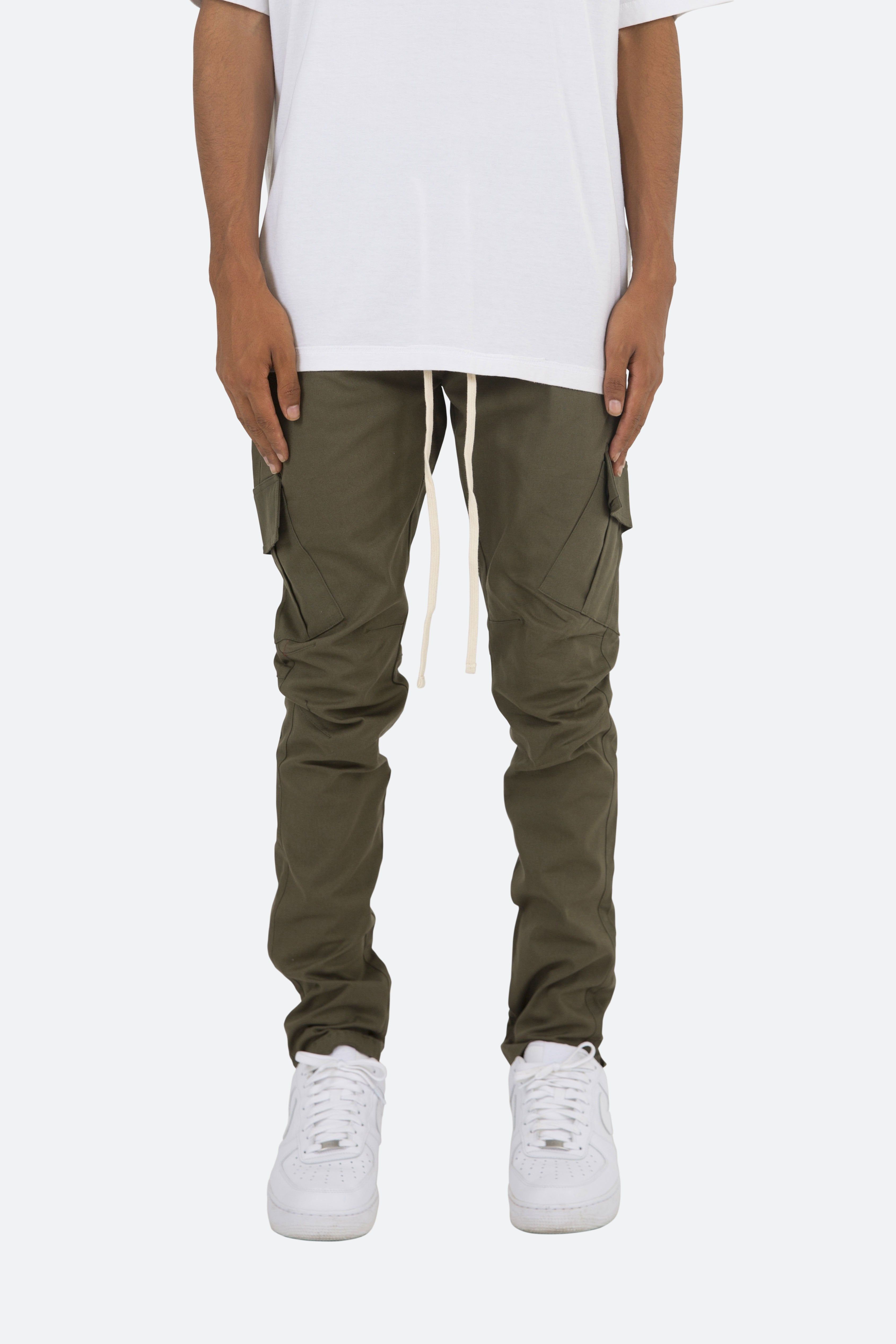 Cargo Drawcord II Pants - Olive sold by MNML product image thumbnail 2