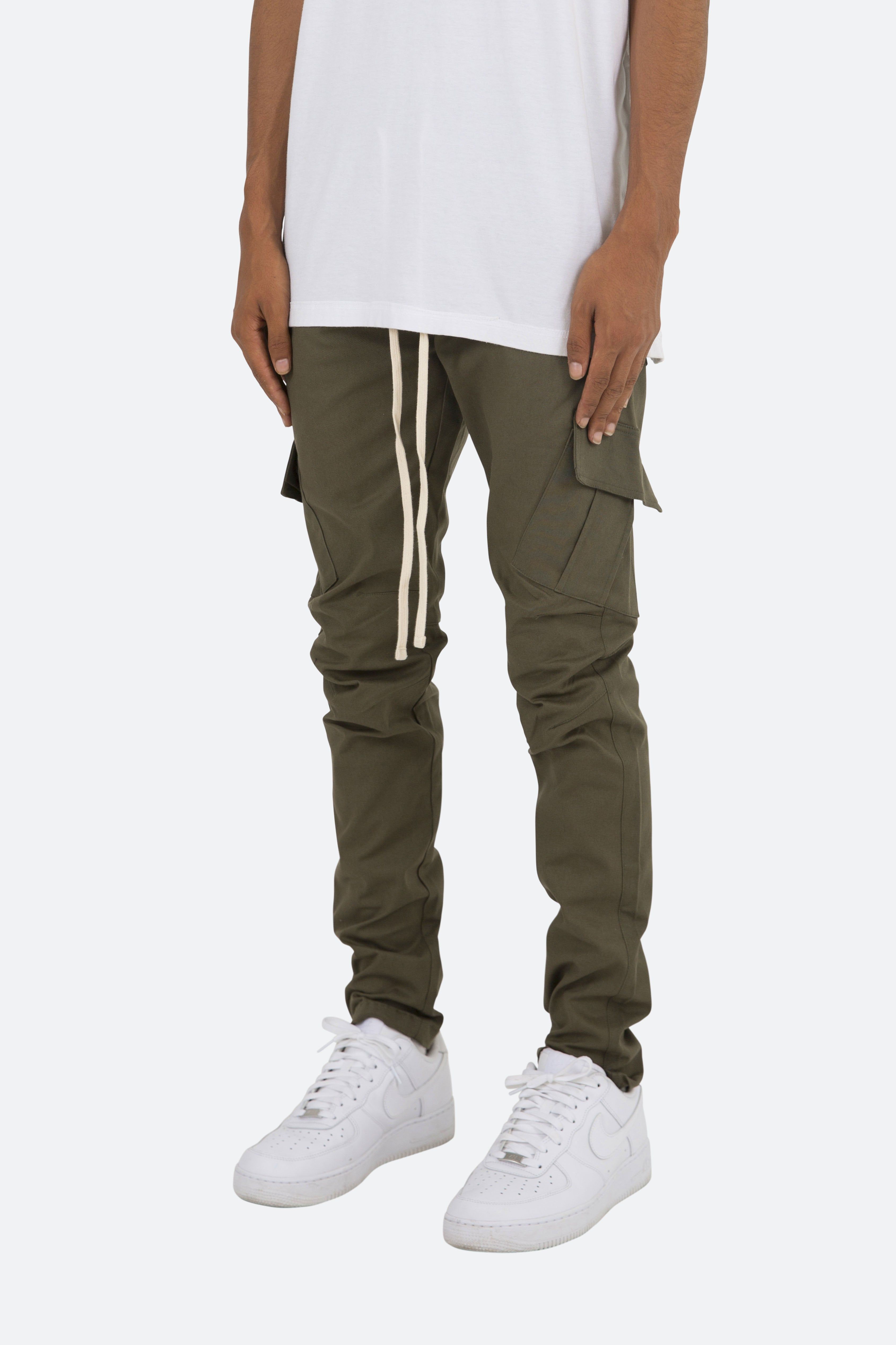 Cargo Drawcord II Pants - Olive sold by MNML product image thumbnail 4