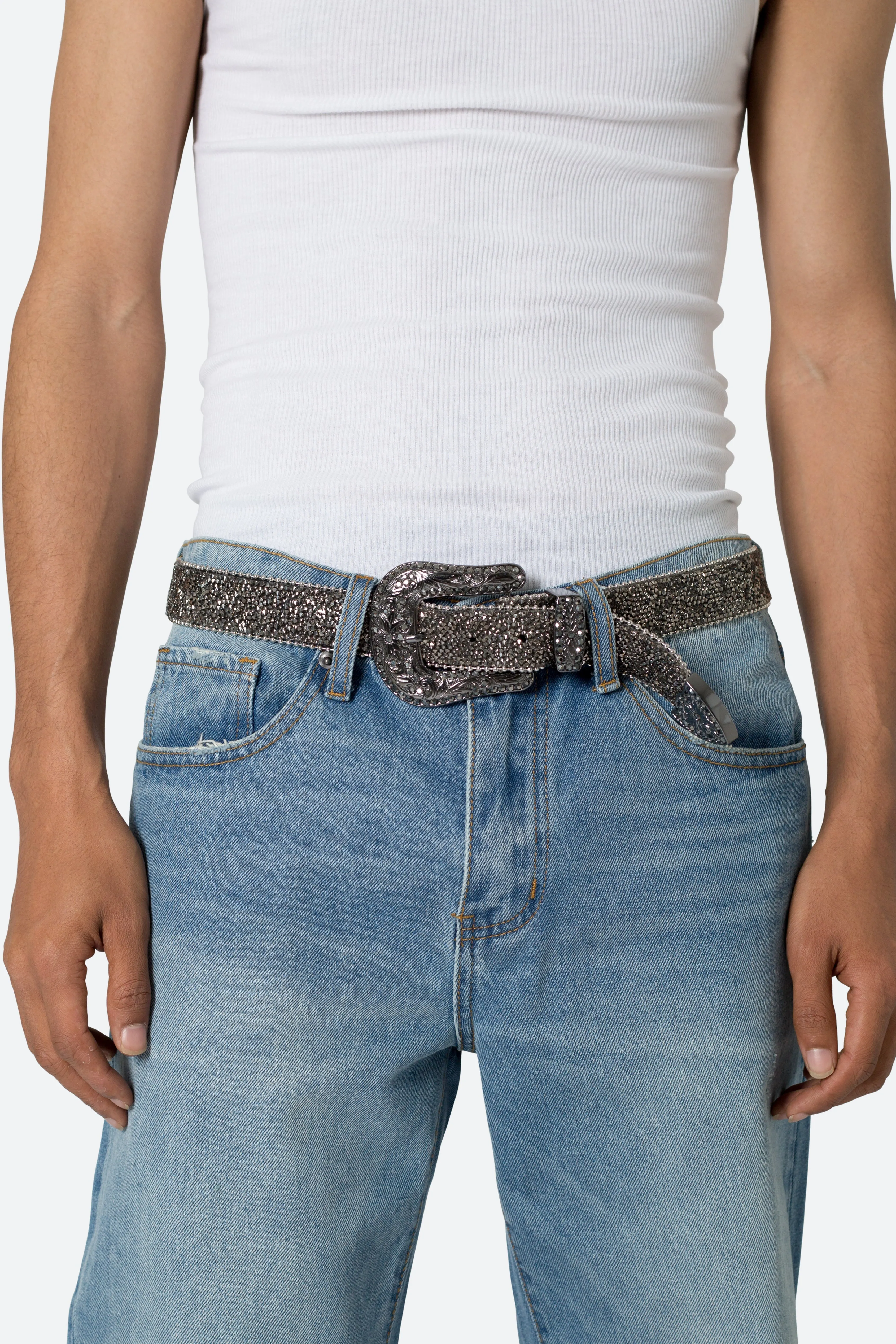 Caviar Crystal Belt - Black sold by MNML product image thumbnail 2