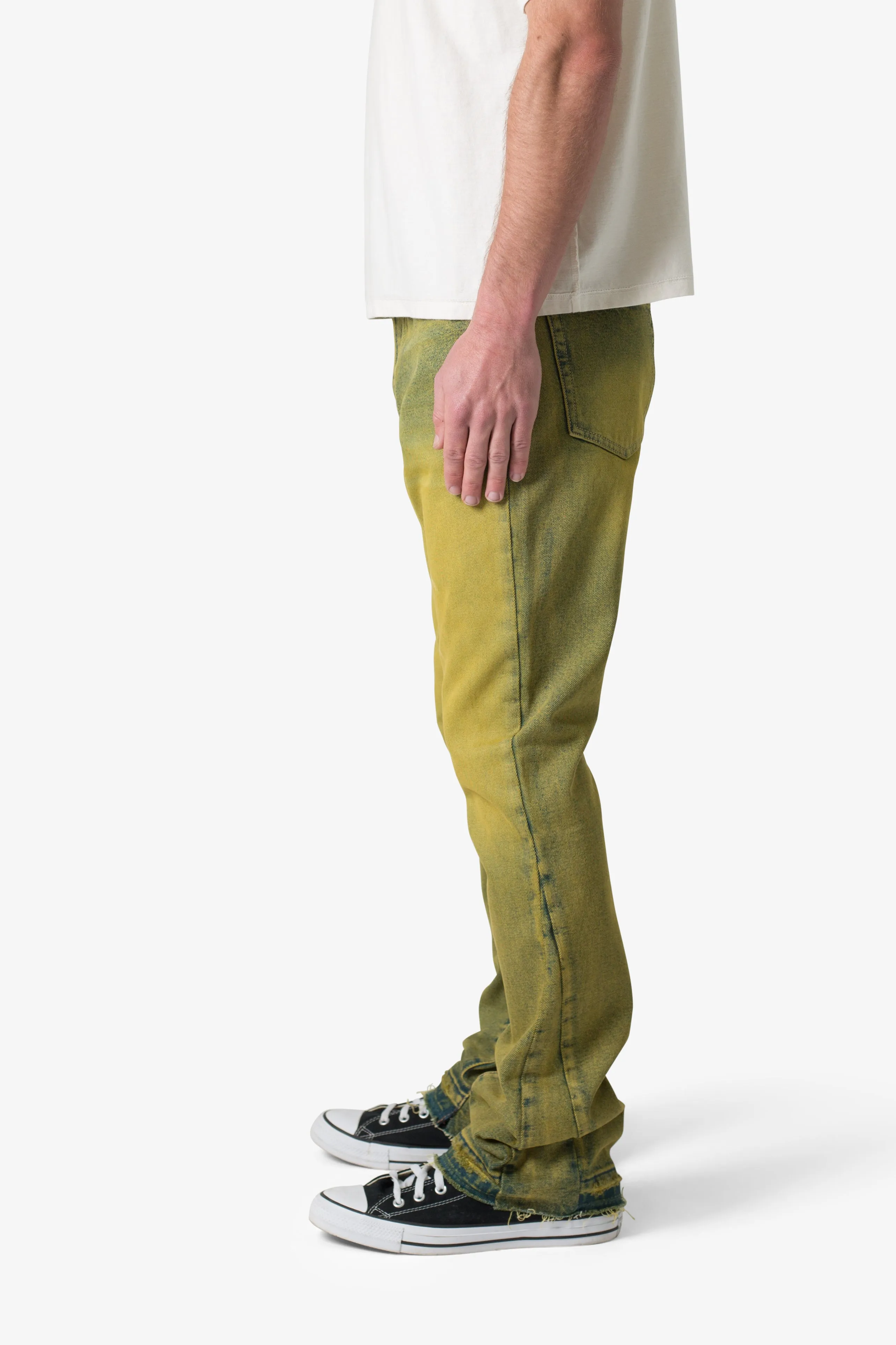 B540 Flare Denim - Olive sold by MNML product image thumbnail 5