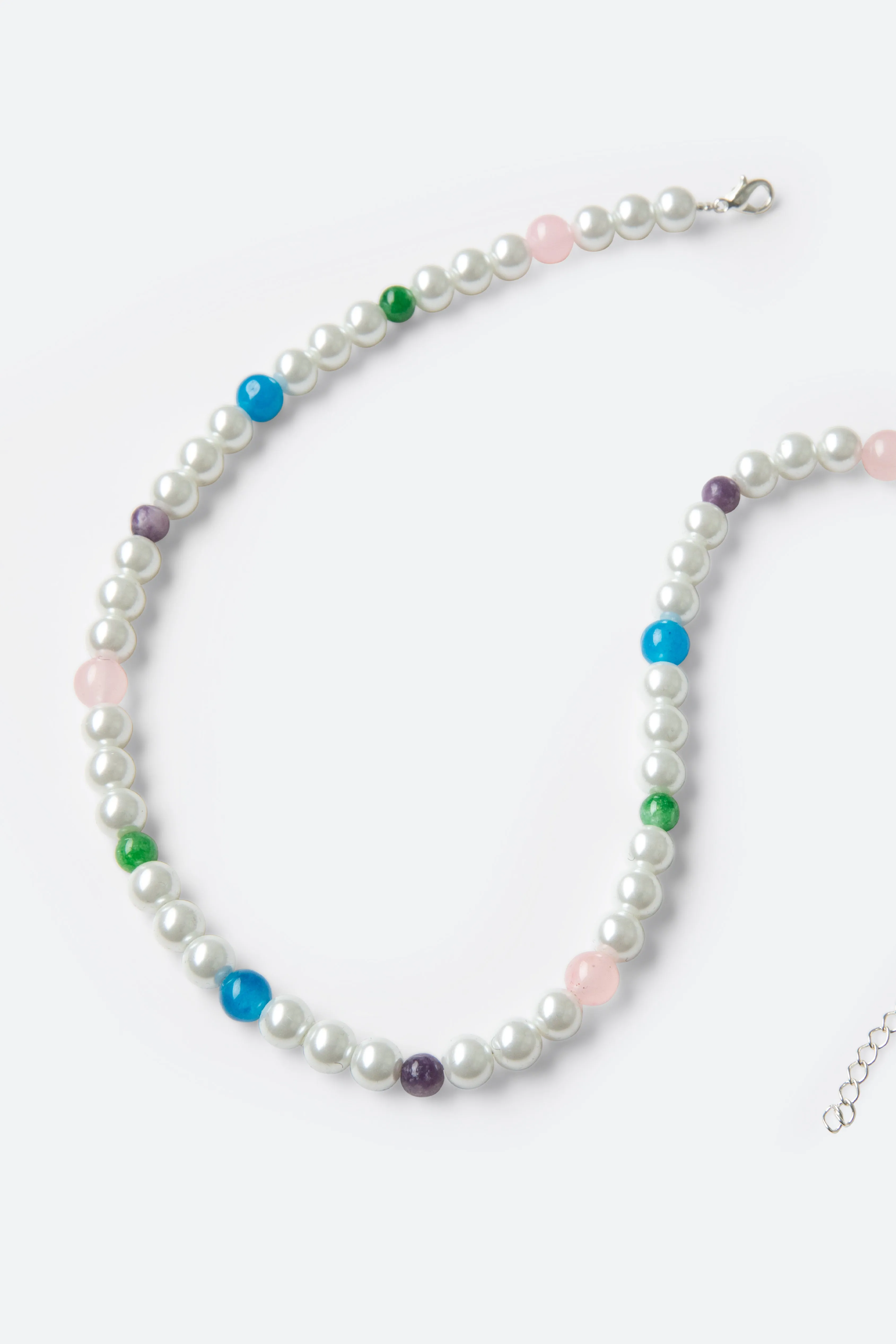 Mixed Beaded Pearl Necklace - Multi sold by MNML product image thumbnail 2