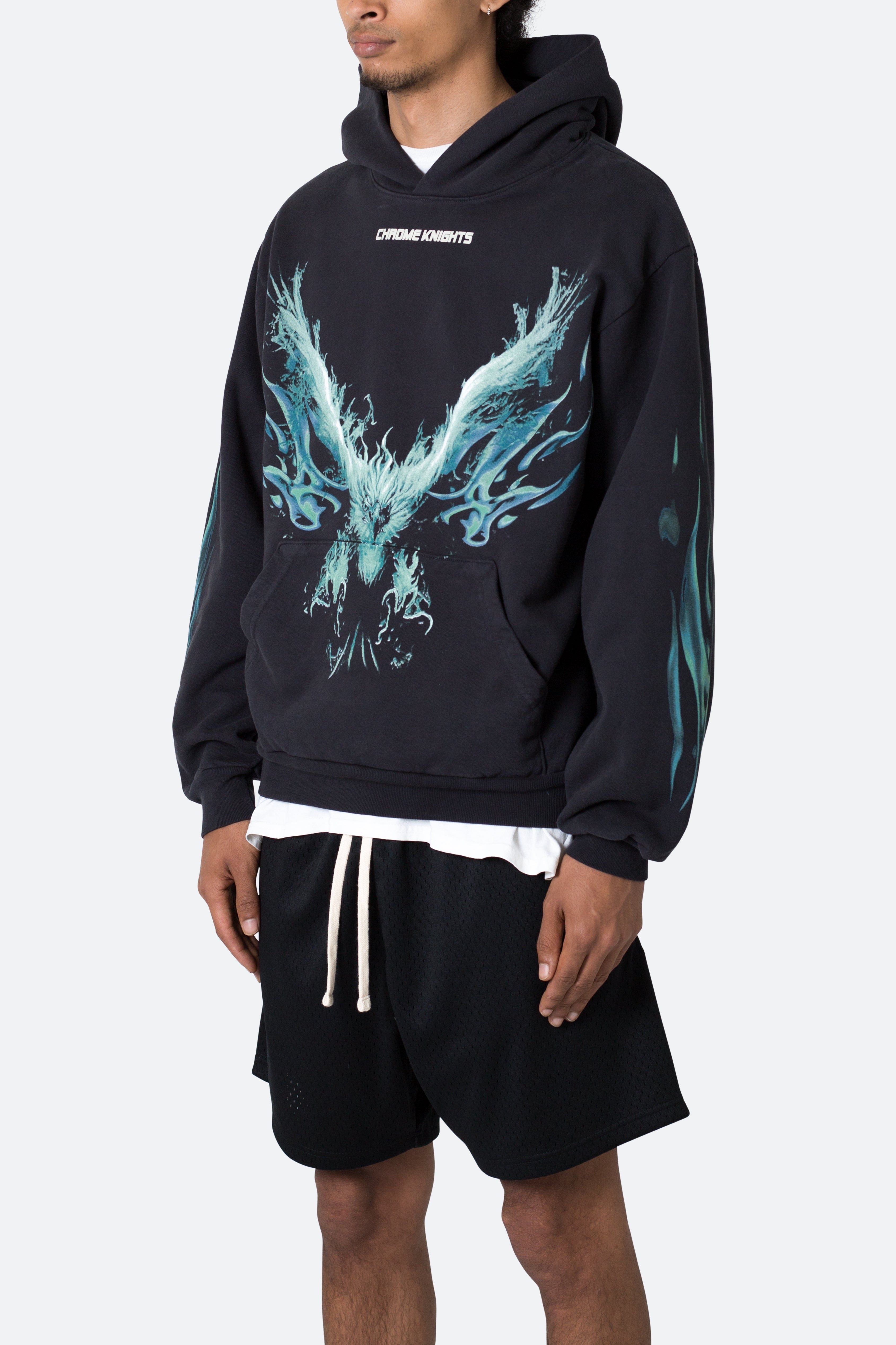 Phoenix Hoodie - Washed Black sold by MNML product image thumbnail 3