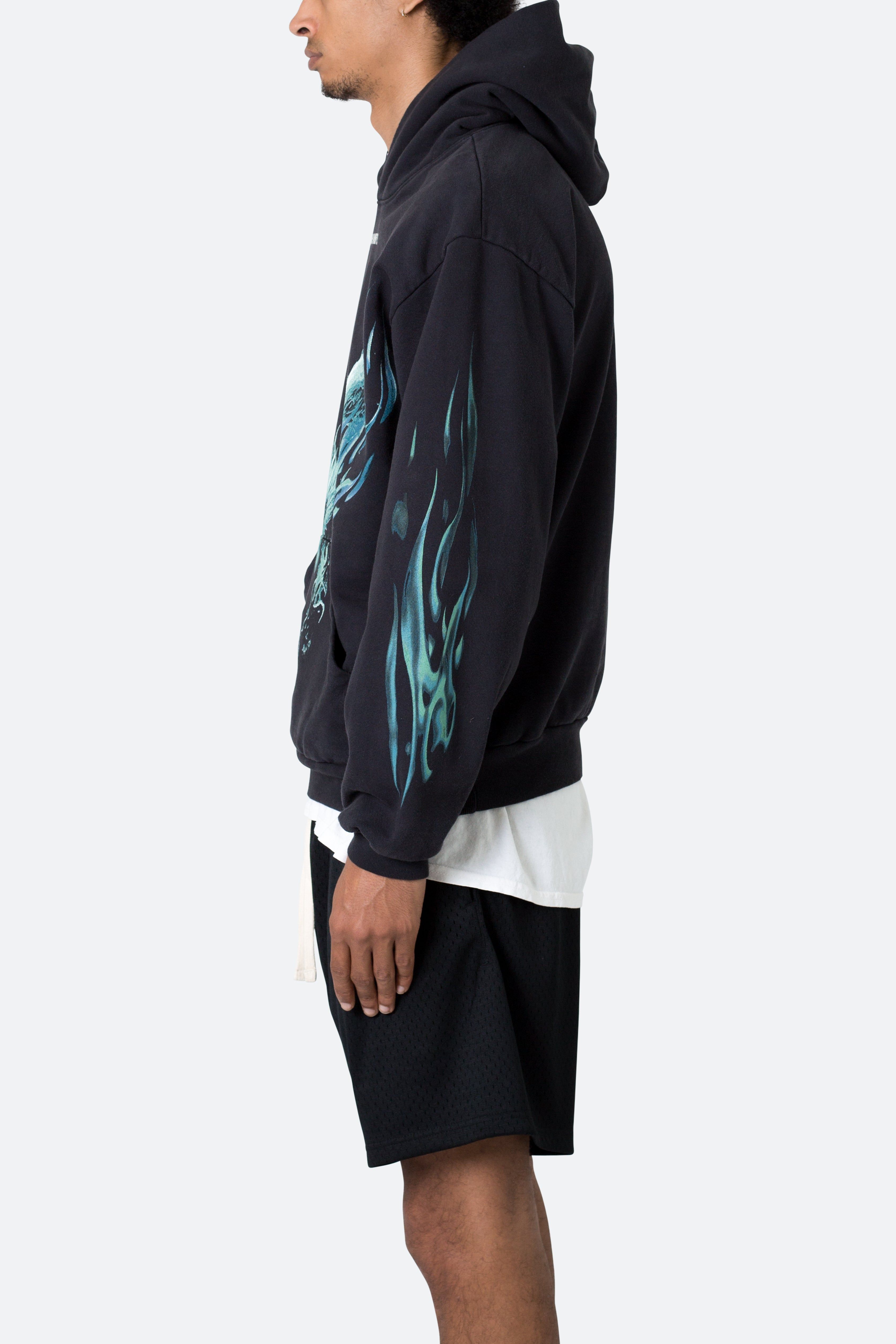 Phoenix Hoodie - Washed Black sold by MNML product image thumbnail 4