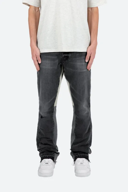 B476 Flare Denim - Black sold by MNML