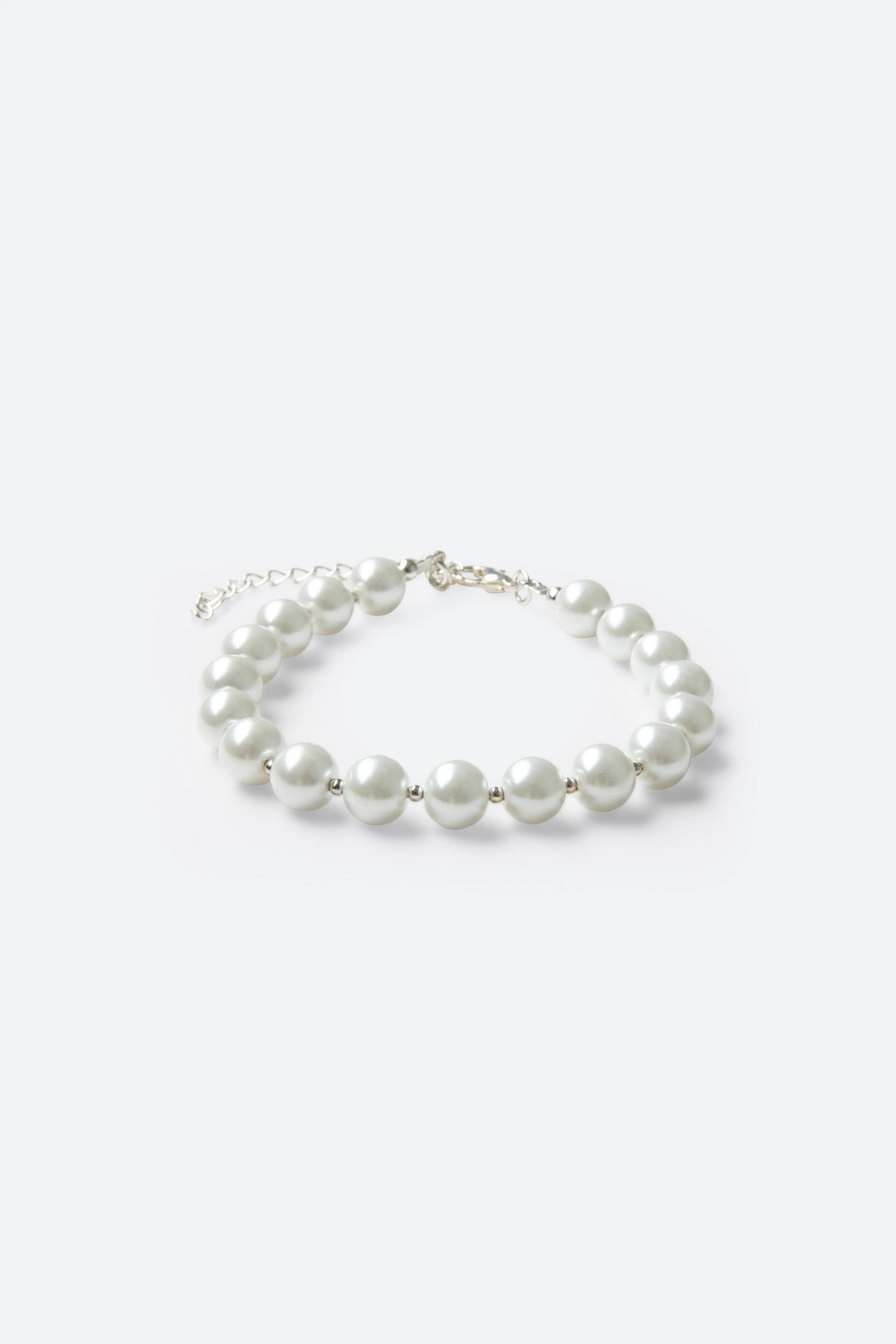 Pearl and Metal Bead Bracelet - Off White sold by MNML product image thumbnail 4
