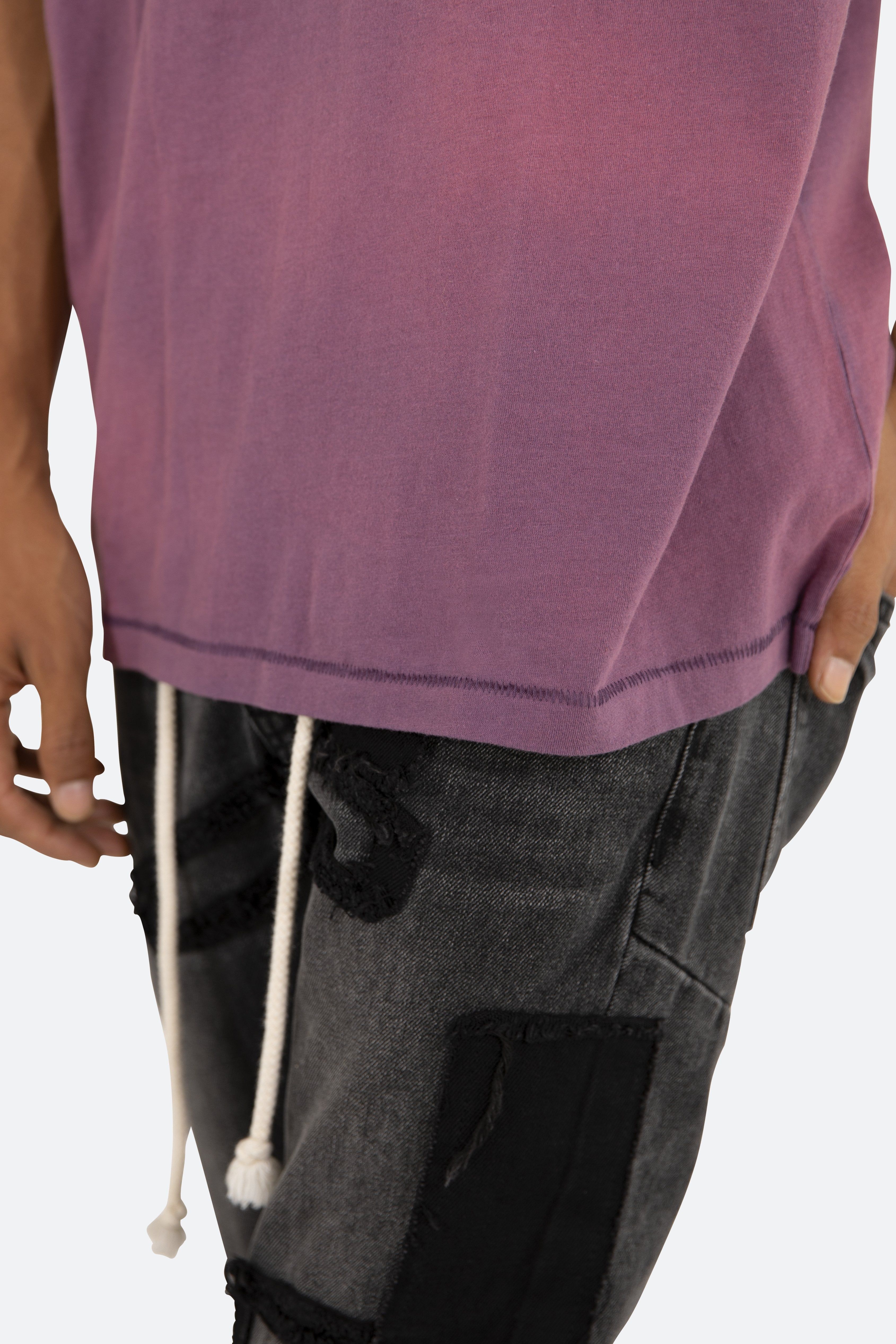 Missing Pocket Tee - Purple sold by MNML product image thumbnail 7