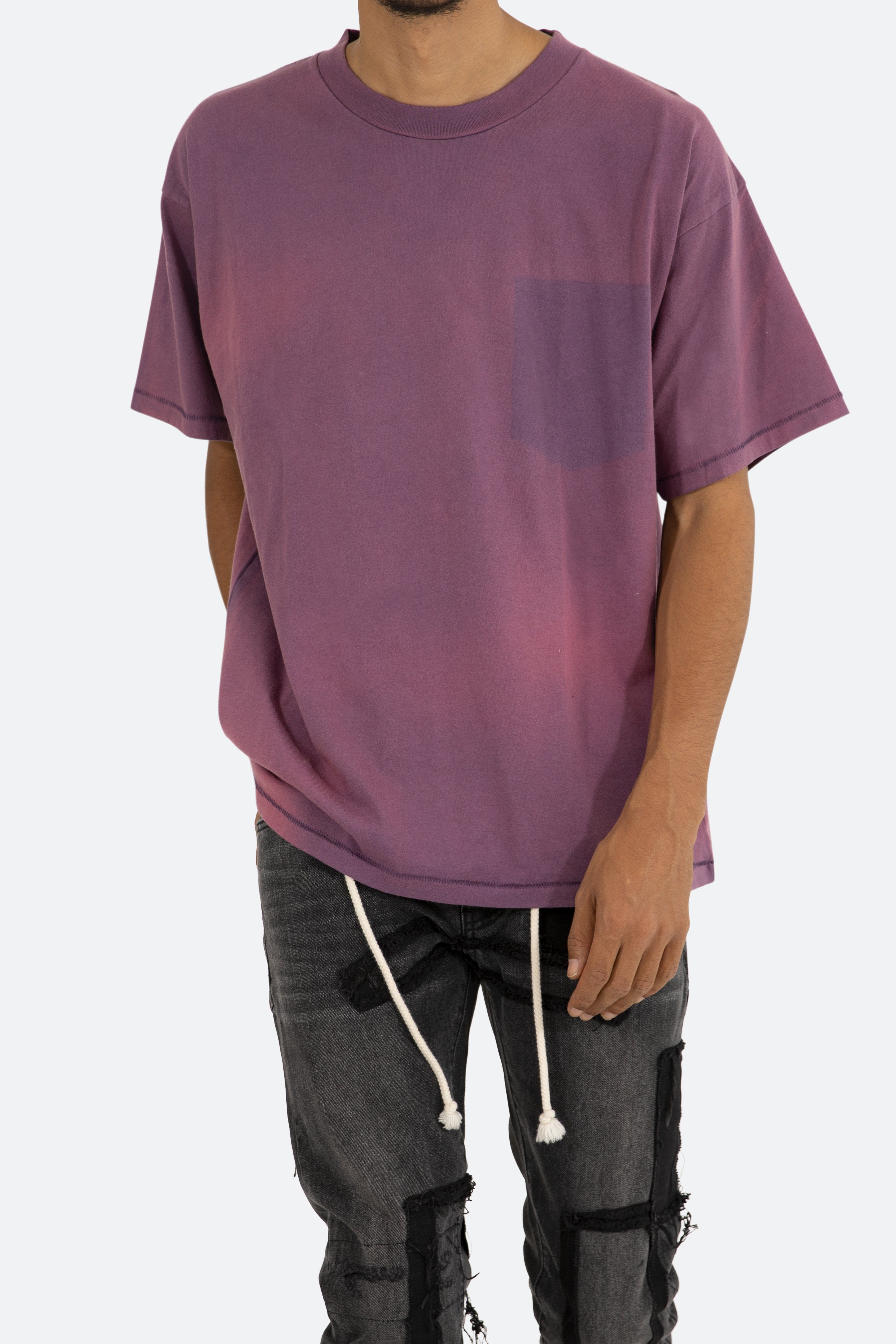 Missing Pocket Tee - Purple sold by MNML product image thumbnail 6