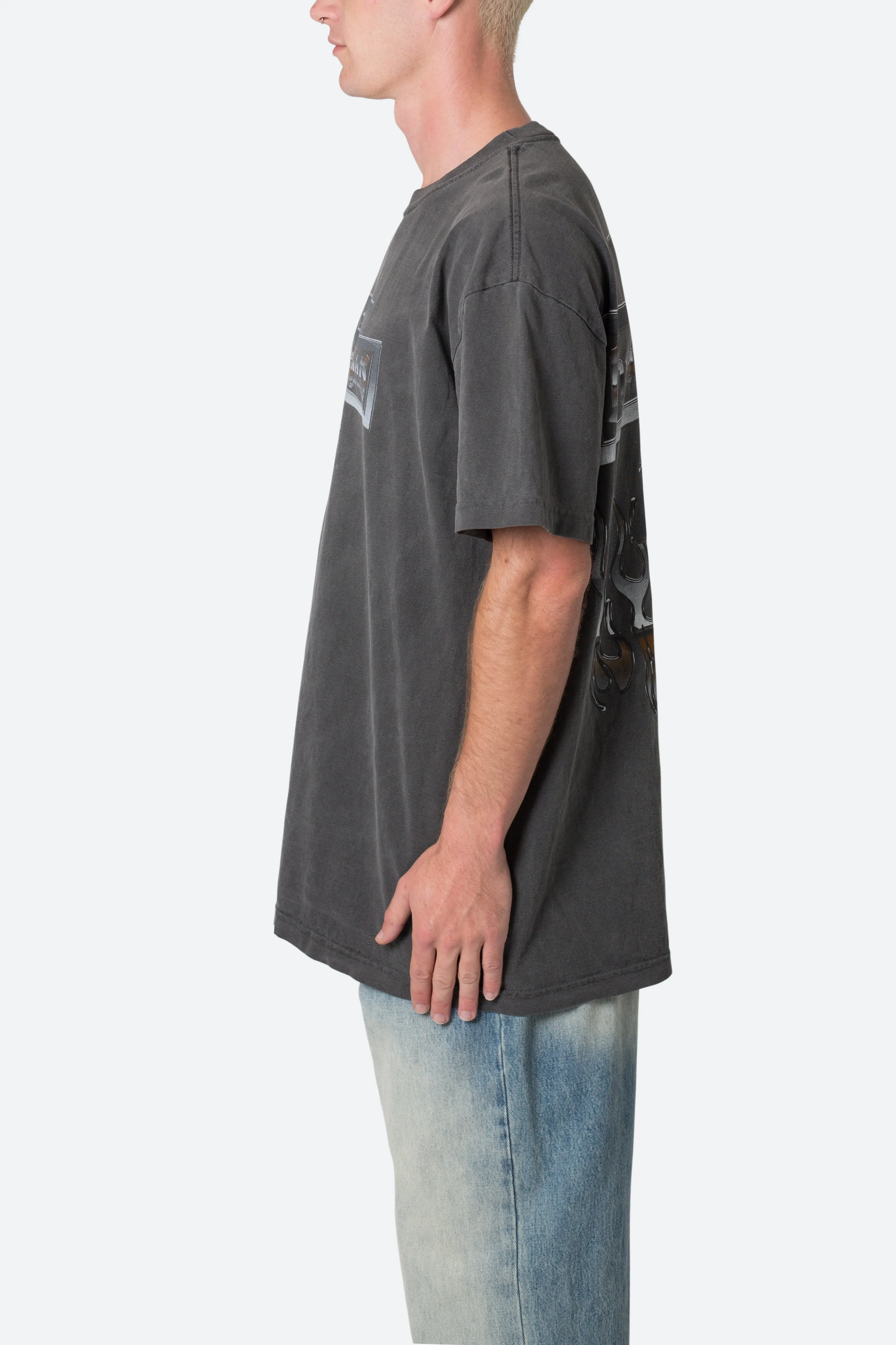 Chrome Knights Tee - Washed Black sold by MNML product image thumbnail 5