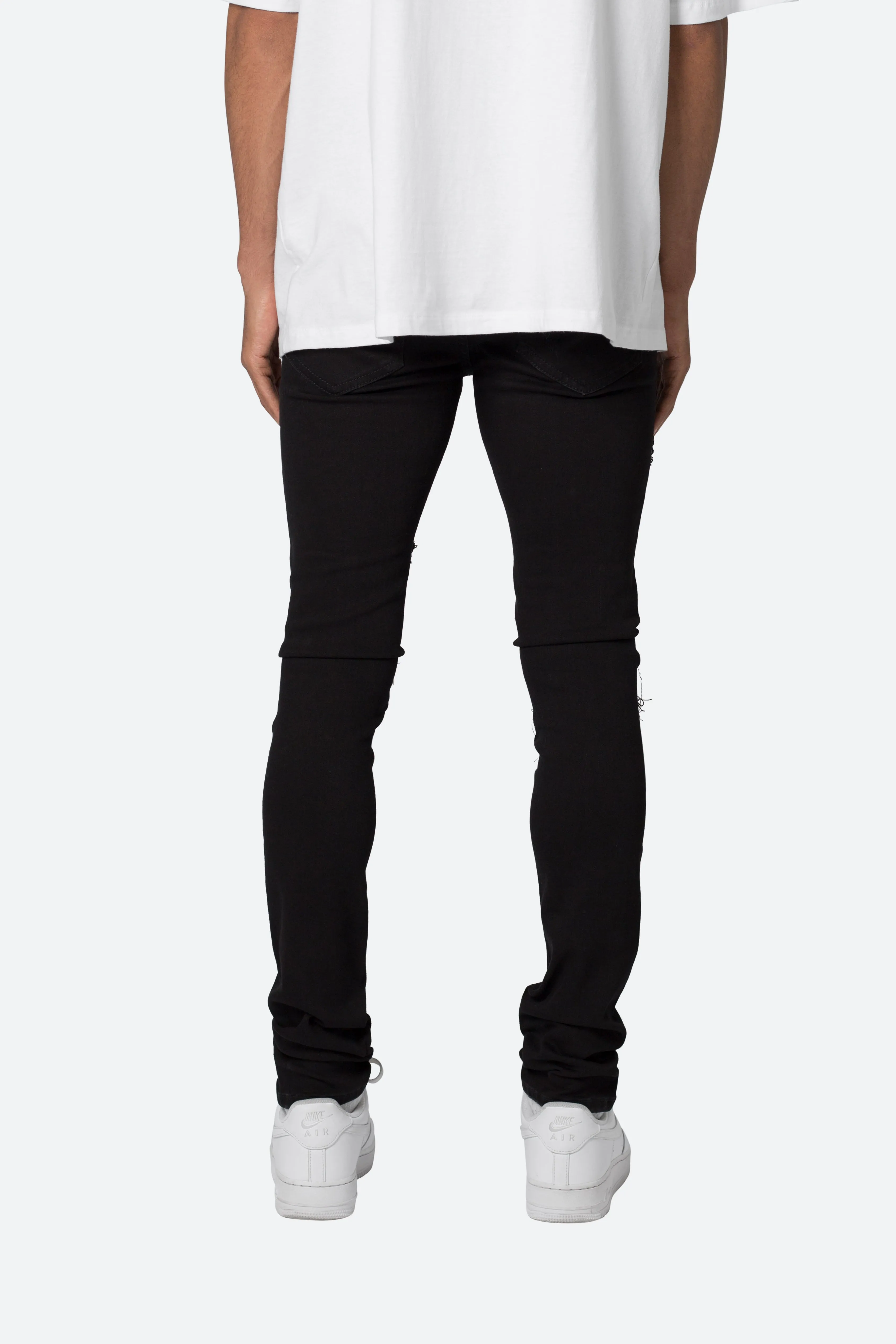 X555 Crystal Skinny Denim - Black/Pink sold by MNML product image thumbnail 5