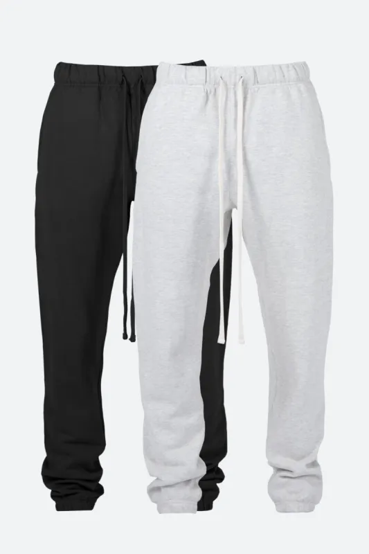 Every Day Sweatpants 2 Pack - Black/Grey made by MNML