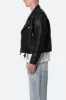 Leather Moto Jacket - Black sold by MNML