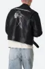 Leather Moto Jacket - Black sold by MNML