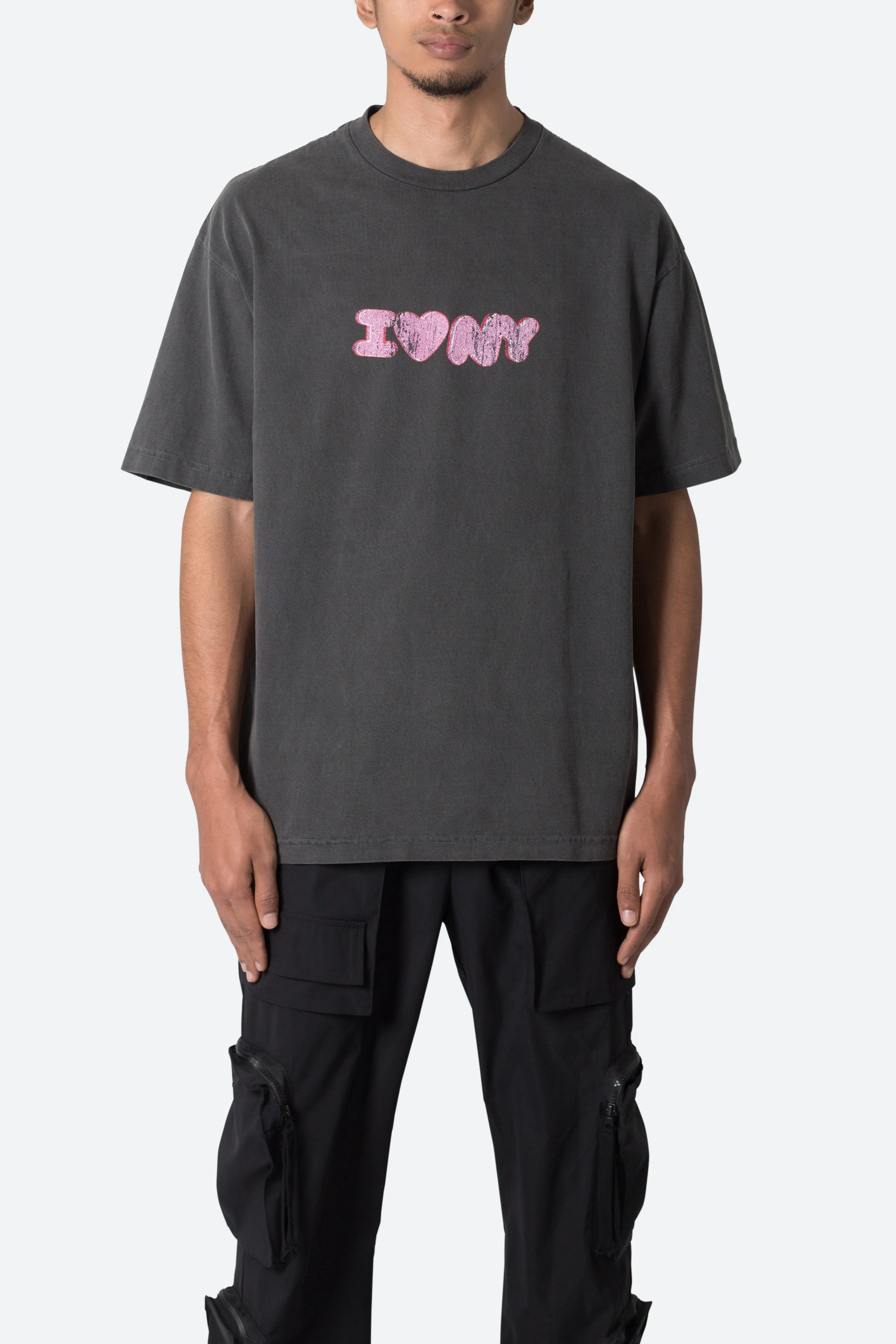 I Heart NY Tee - Vintage Black sold by MNML