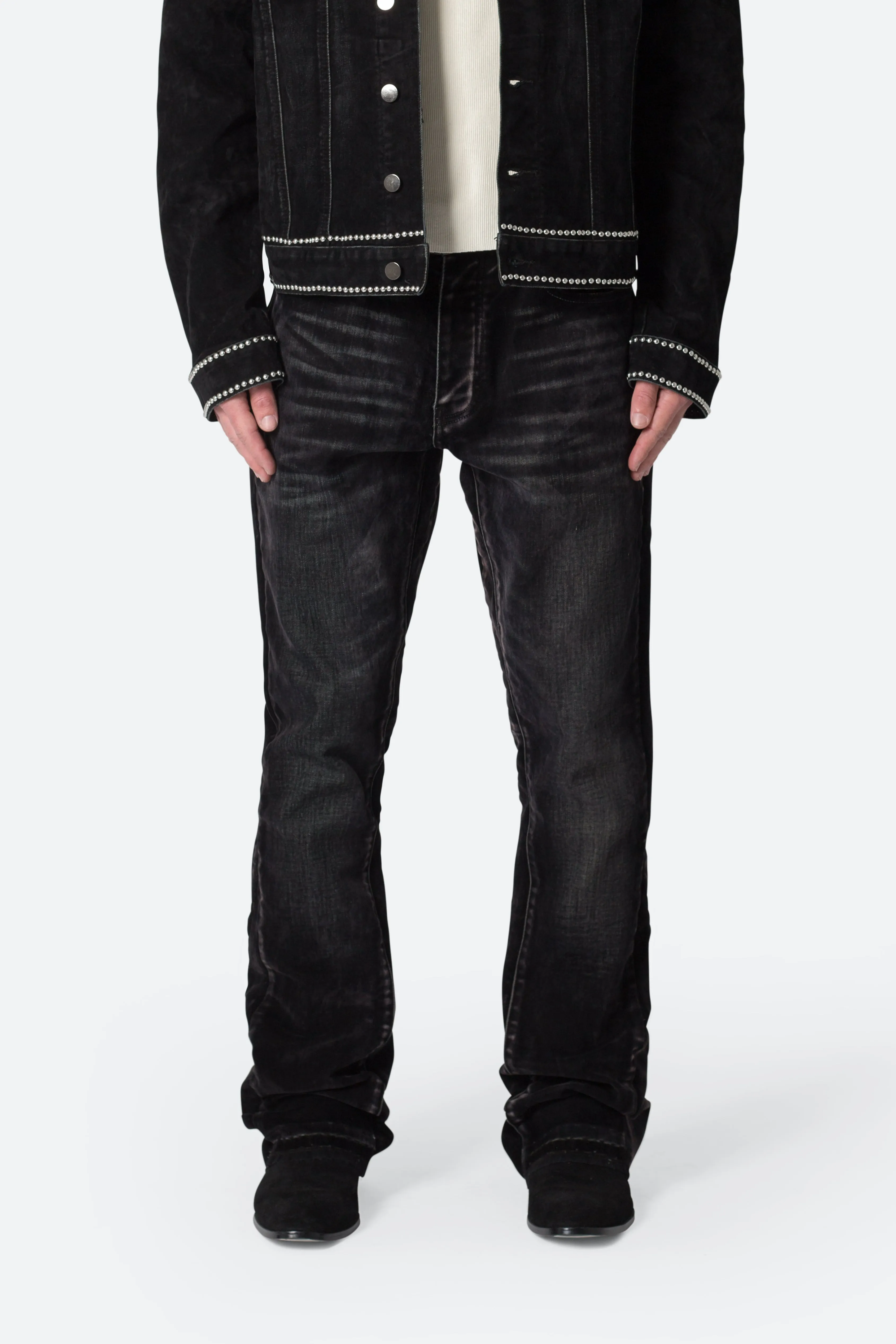 B576 Western Flare Denim - Black sold by MNML product image thumbnail 2