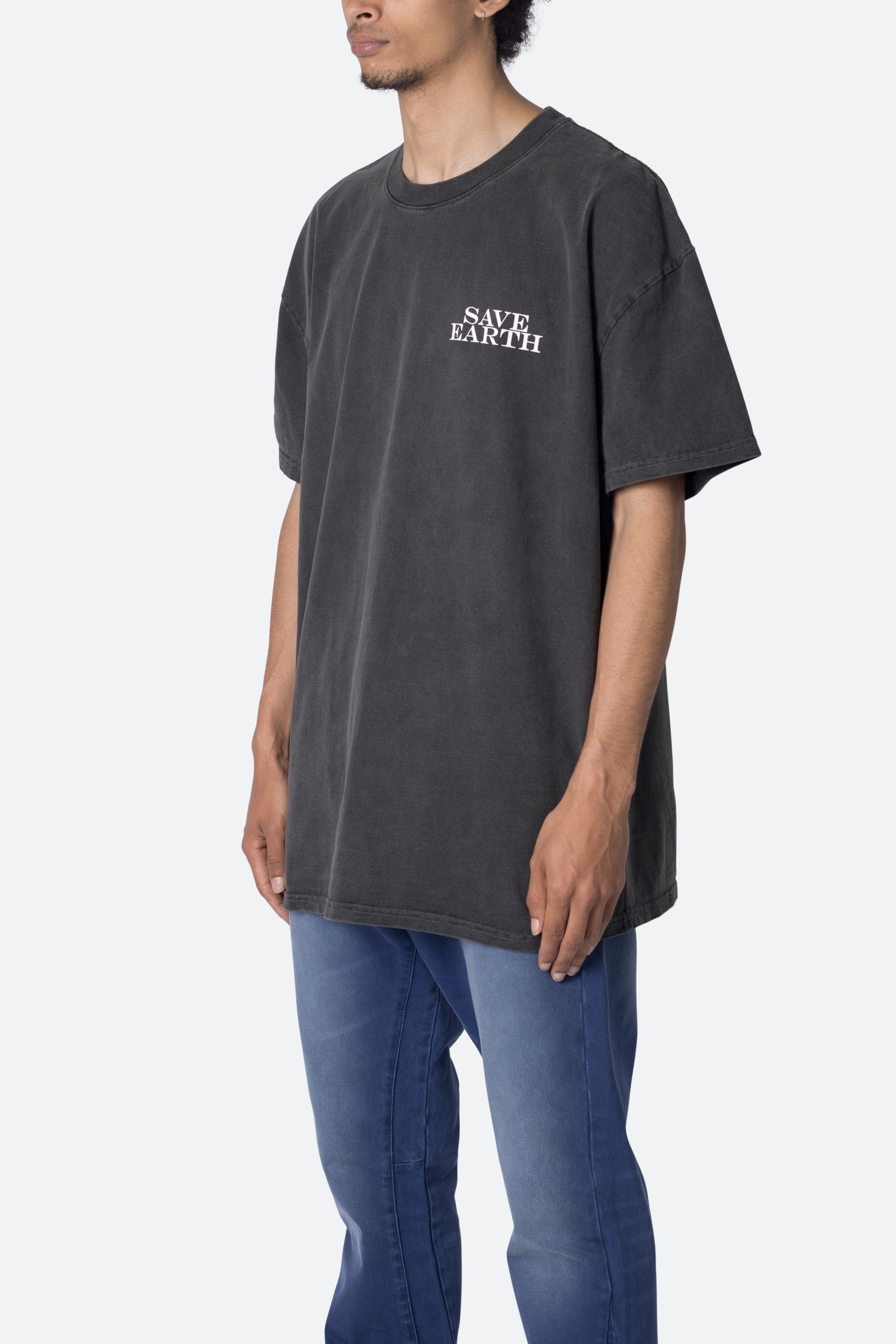 Vintage Save Earth Tee - Black sold by MNML product image thumbnail 4