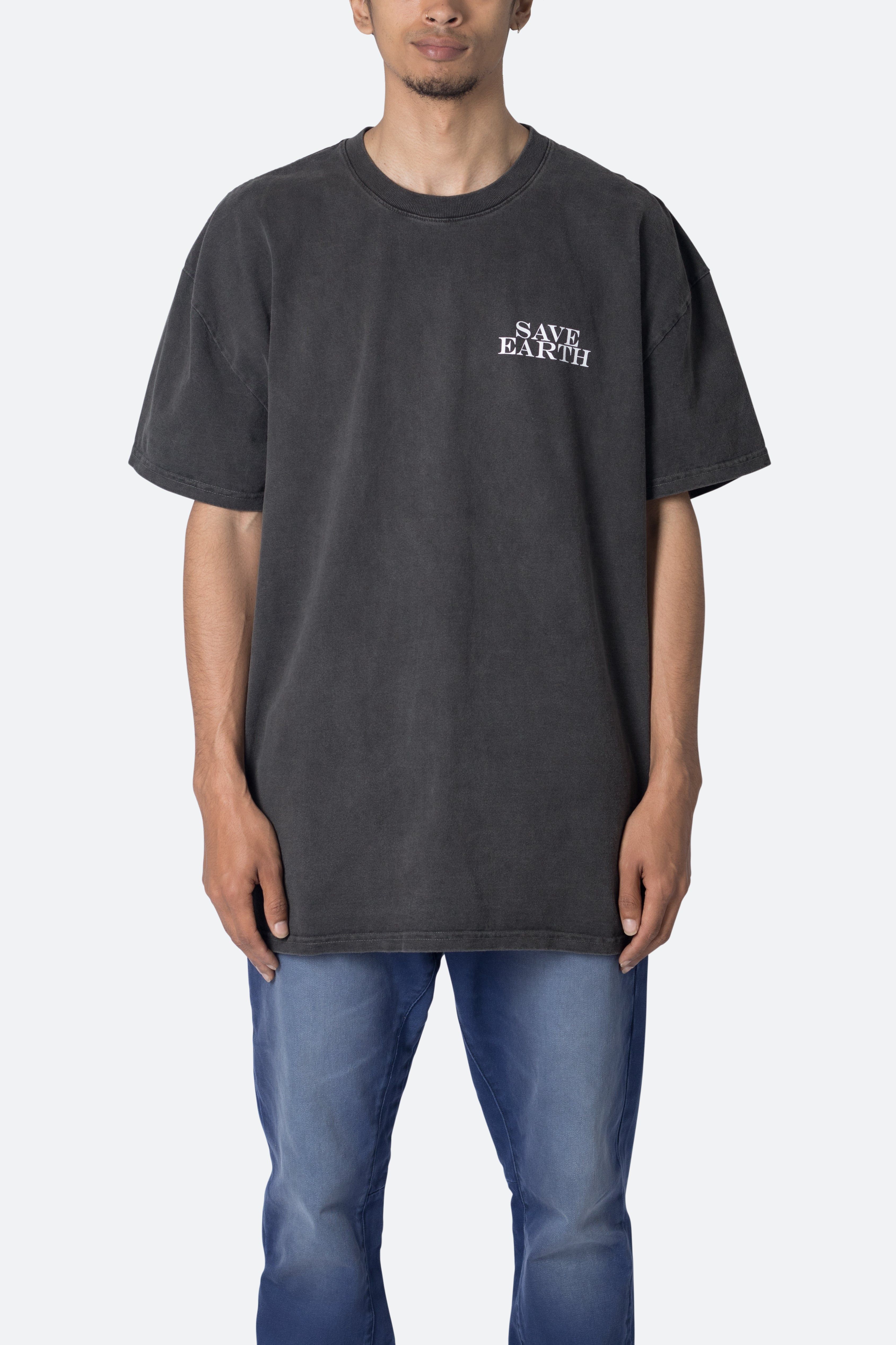 Vintage Save Earth Tee - Black sold by MNML product image thumbnail 3
